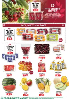 Food Lover's Market specials catalogue – valid from 08.12.2025 | Page: 3 | Products: Cherries, Mango, Peach, Watermelons