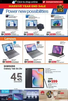 Preview of Lulu Hypermarket - Big 6-Days Sale - Dubai & Northern Emirates valid from 27.12.2025 | Page: 46 | Products: BH