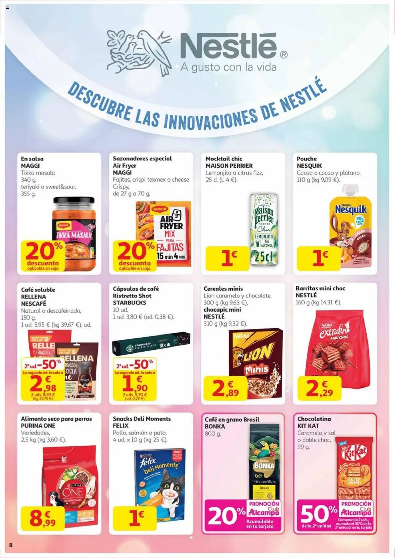 Alcampo - Canarias │ válido desde el 23.10.2025 | Página: 8 | Productos: Café, Μηχανή καφέ, Café en grano, Caja