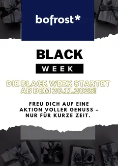 Bofrost - Black Friday - Ankündigung ab 31.10.2025 gültig