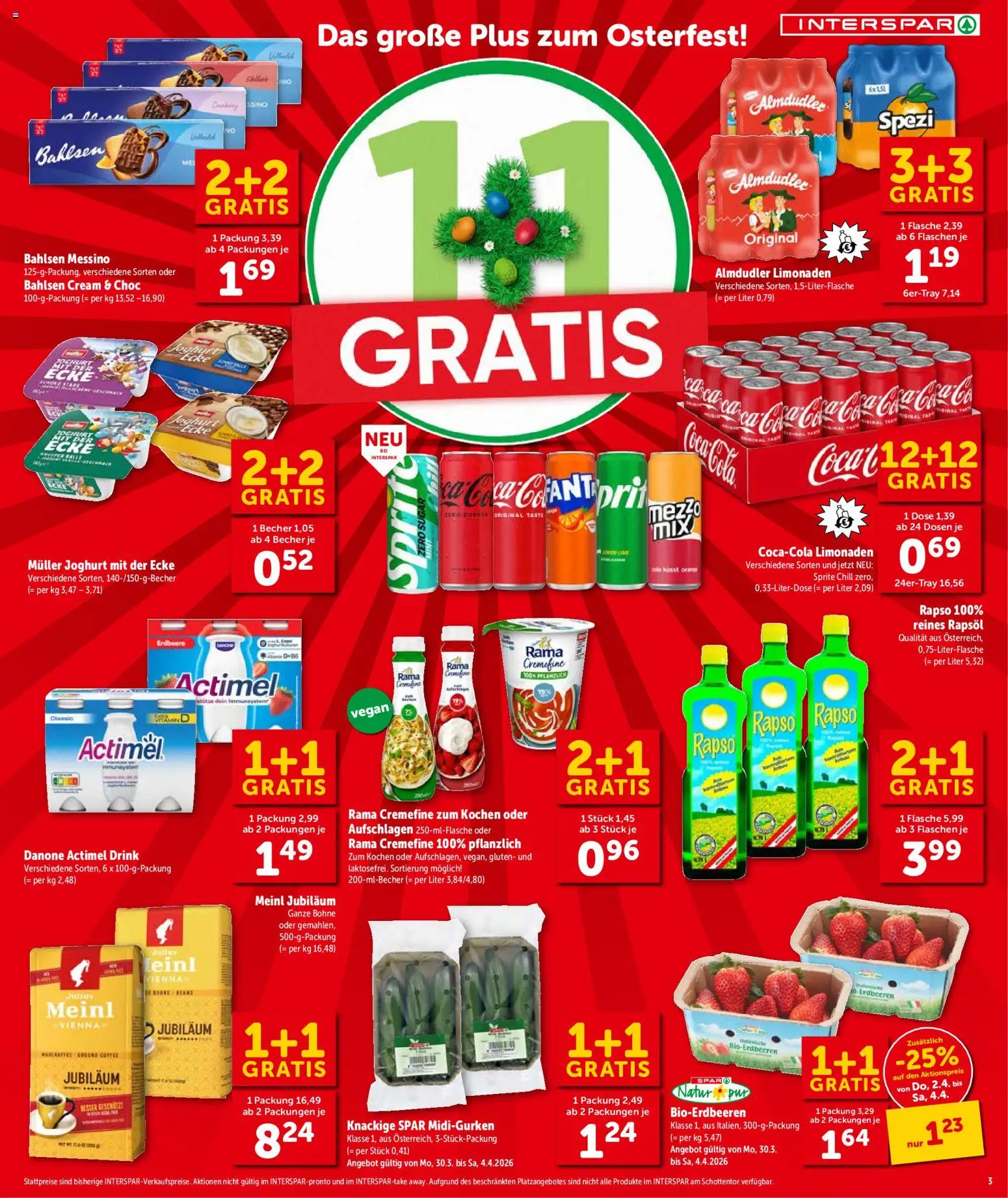 Interspar Flugblatt - Kärnten gültig ab 31.03.2026 | Seite: 5 | Produkte: Erdbeeren, Joghurt