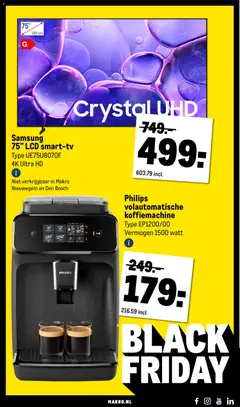 Makro - Black Friday - Voorbeeld van een folder van Makro, geldig van 05.11.2025 | Pagina: 5 | Producten: Koffiemachine