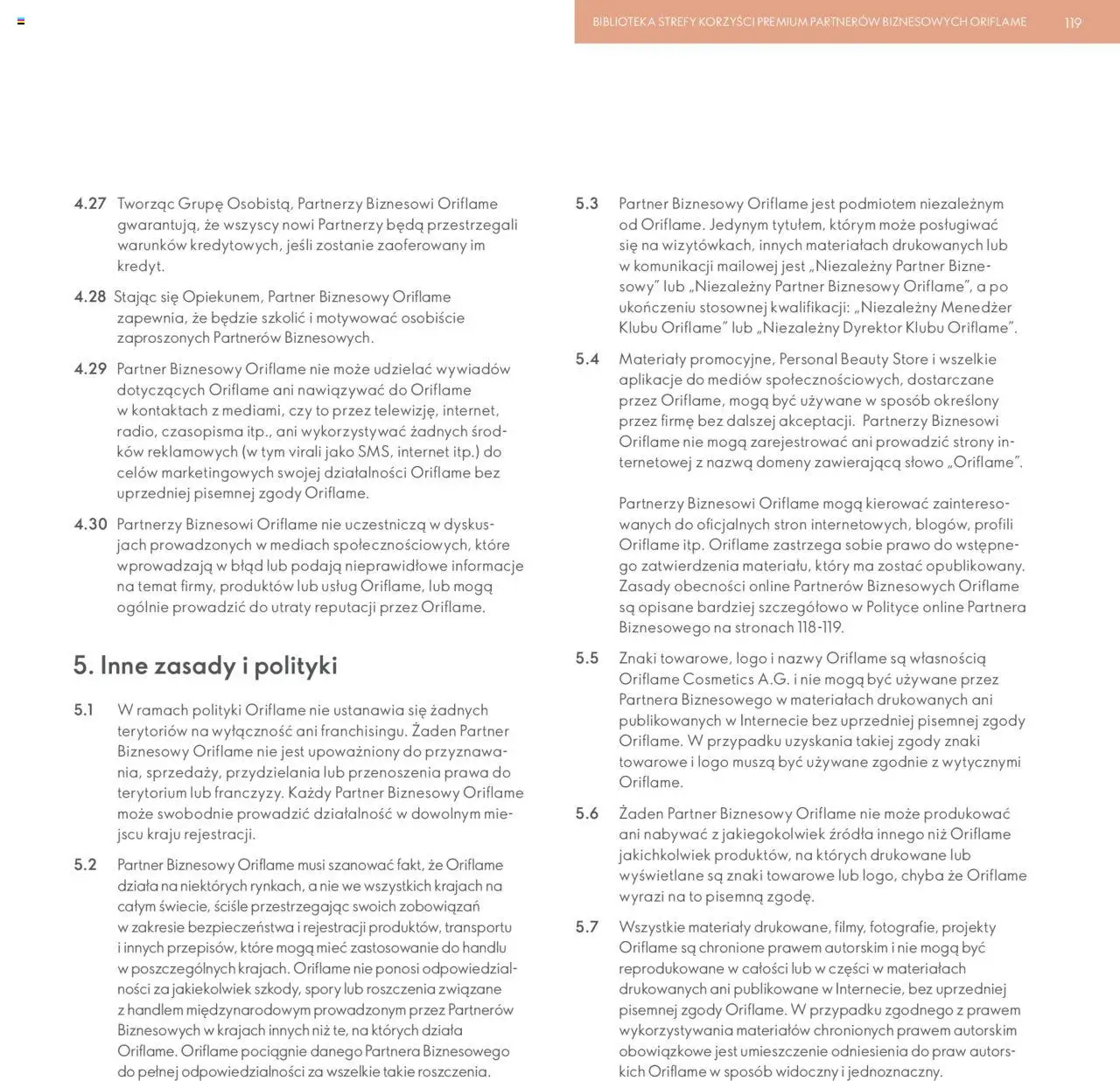 Oriflame Katalog - Strefa Korzyści Premium od 23.01.2024 | Strona: 119 | Produkty: Biblioteka