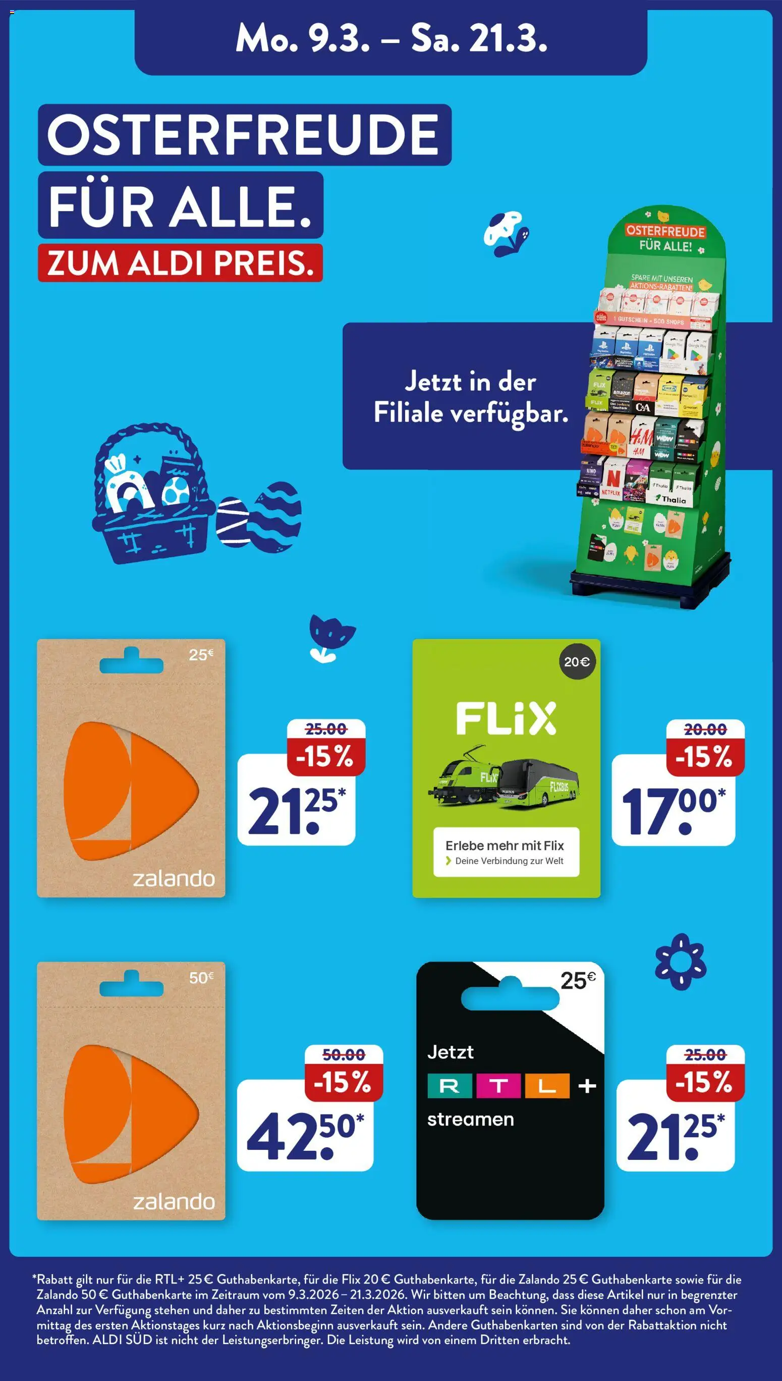 Aldi Süd Prospekt 	 – gültig ab 09.03.2026 | Seite: 37 | Produkte: Milch, Flocken