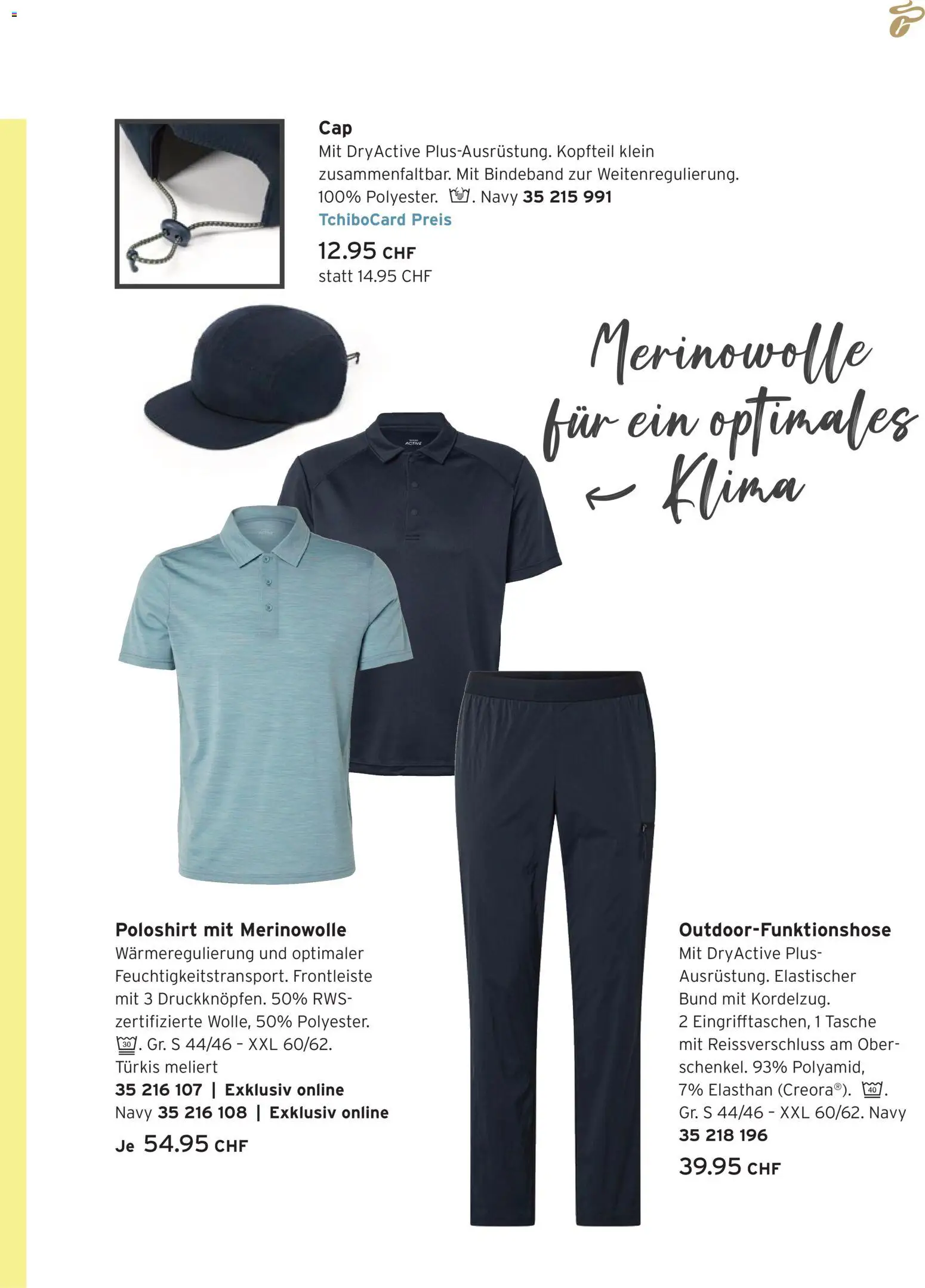 Tchibo aktionen Bereit für neue Wege – gültig ab 14.04.2026 | Seite: 27 | Produkte: Poloshirt, Tasche