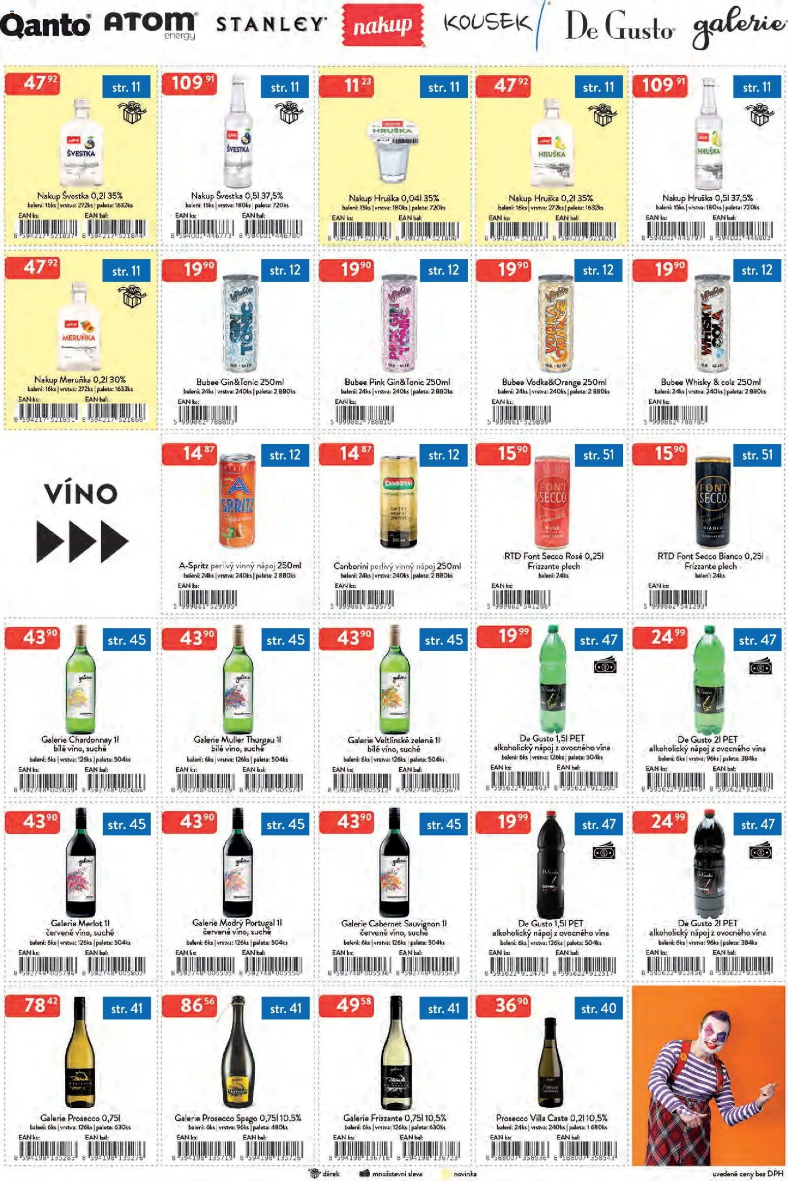 Astur & Qanto leták - Velkoobchod 03/2026 od 01.03.2026 | Strana: 3 | Produkty: Merlot, Plech, Cabernet Sauvignon, Secco bianco