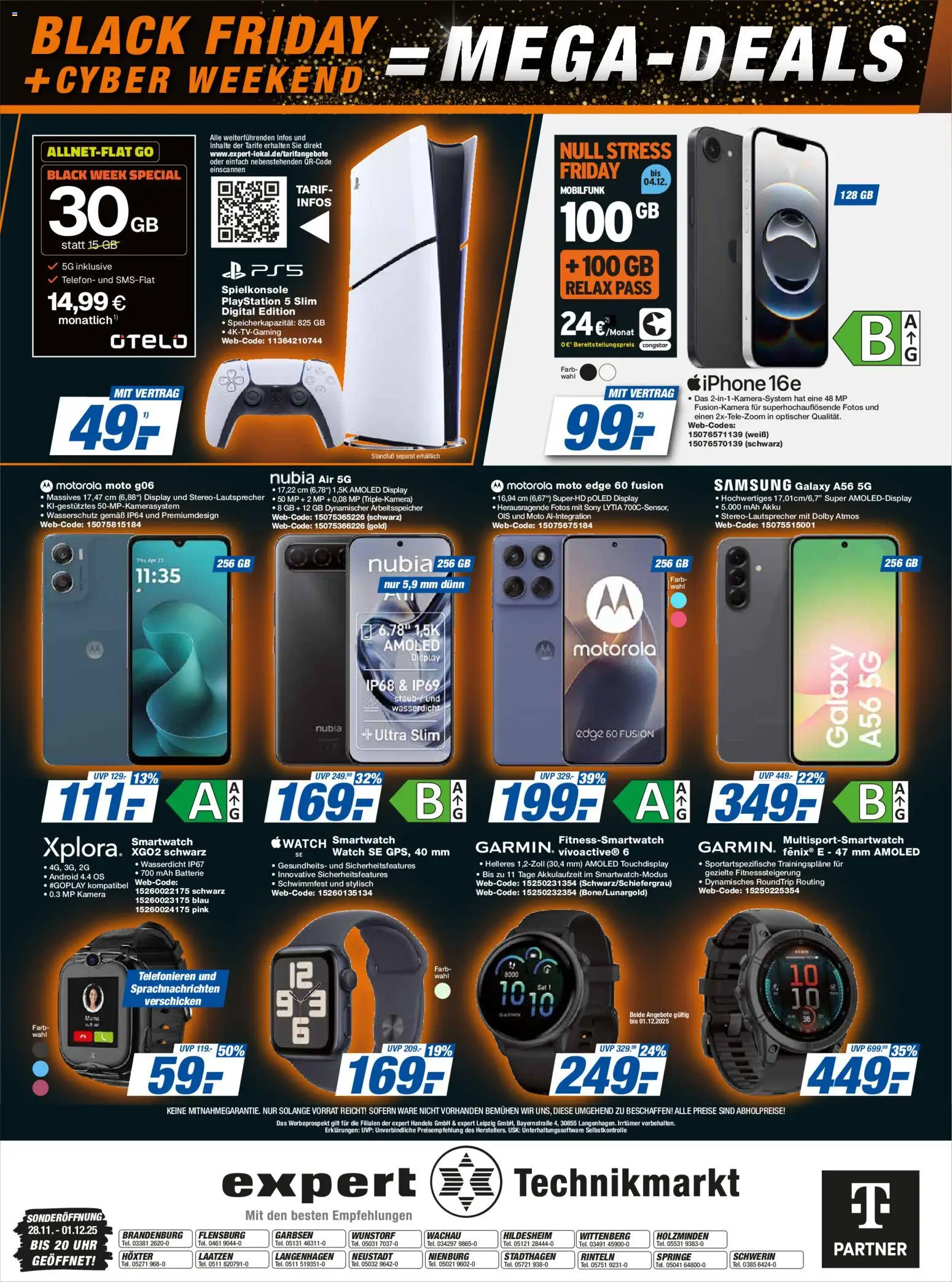 Expert - Black Friday – gültig ab 28.11.2025 | Seite: 8 | Produkte: Playstation, Smartwatch, Batterie, Uhr