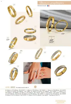 Auchan - Prévisualisation de Auchan La Vie en Or : Mariage - Fiançailles valide à partir de 01.03.2025 | Page: 7 | Produits: Couverture, Alliance