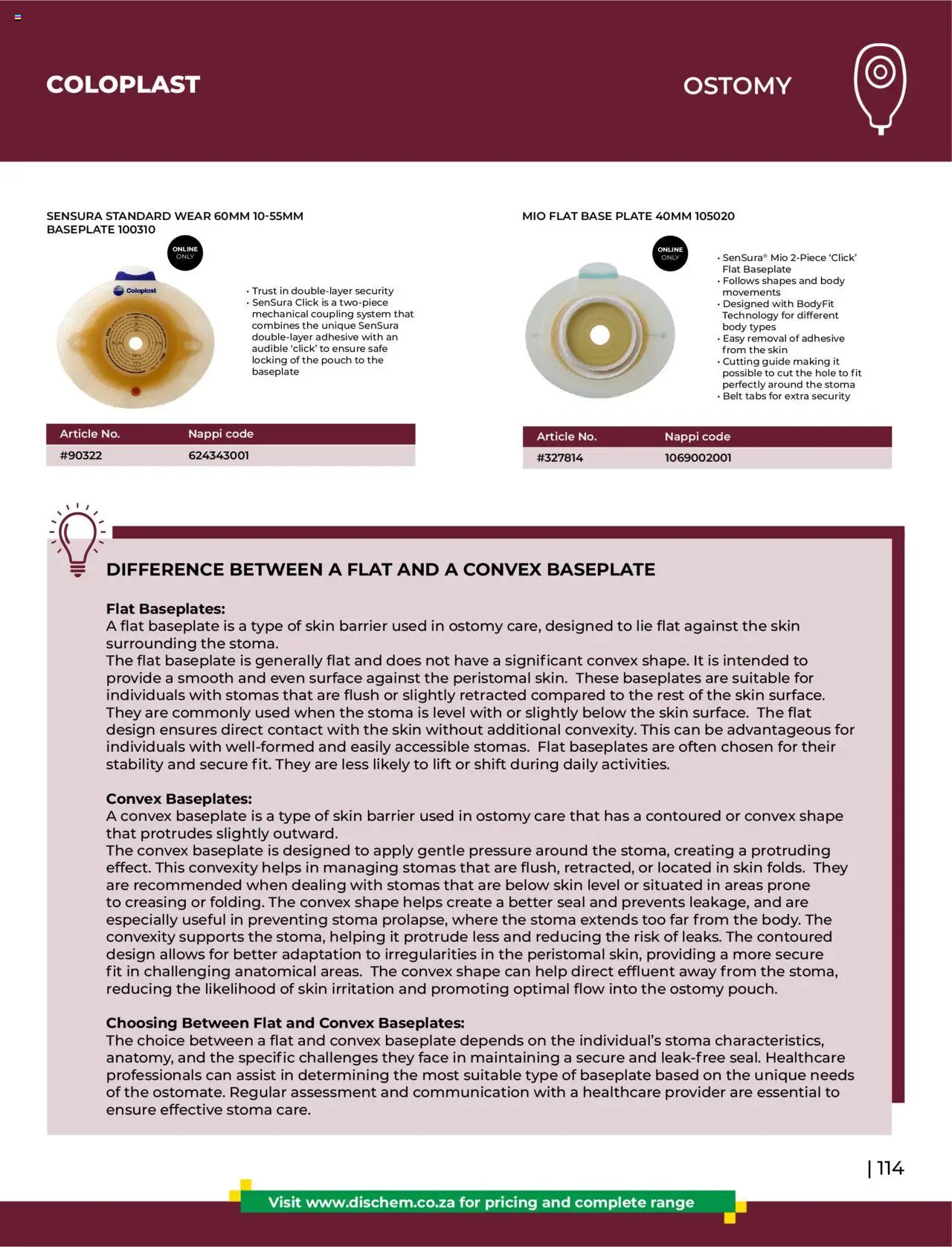 Dis-Chem - HomeCare Catalogue │ valid from 01.01.2025 | Page: 117 | Products: Belt, Plate, Adhesive