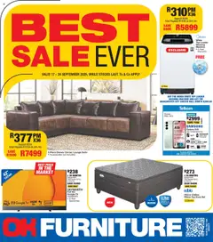 OK Furniture specials catalogue – valid from 17.09.2025