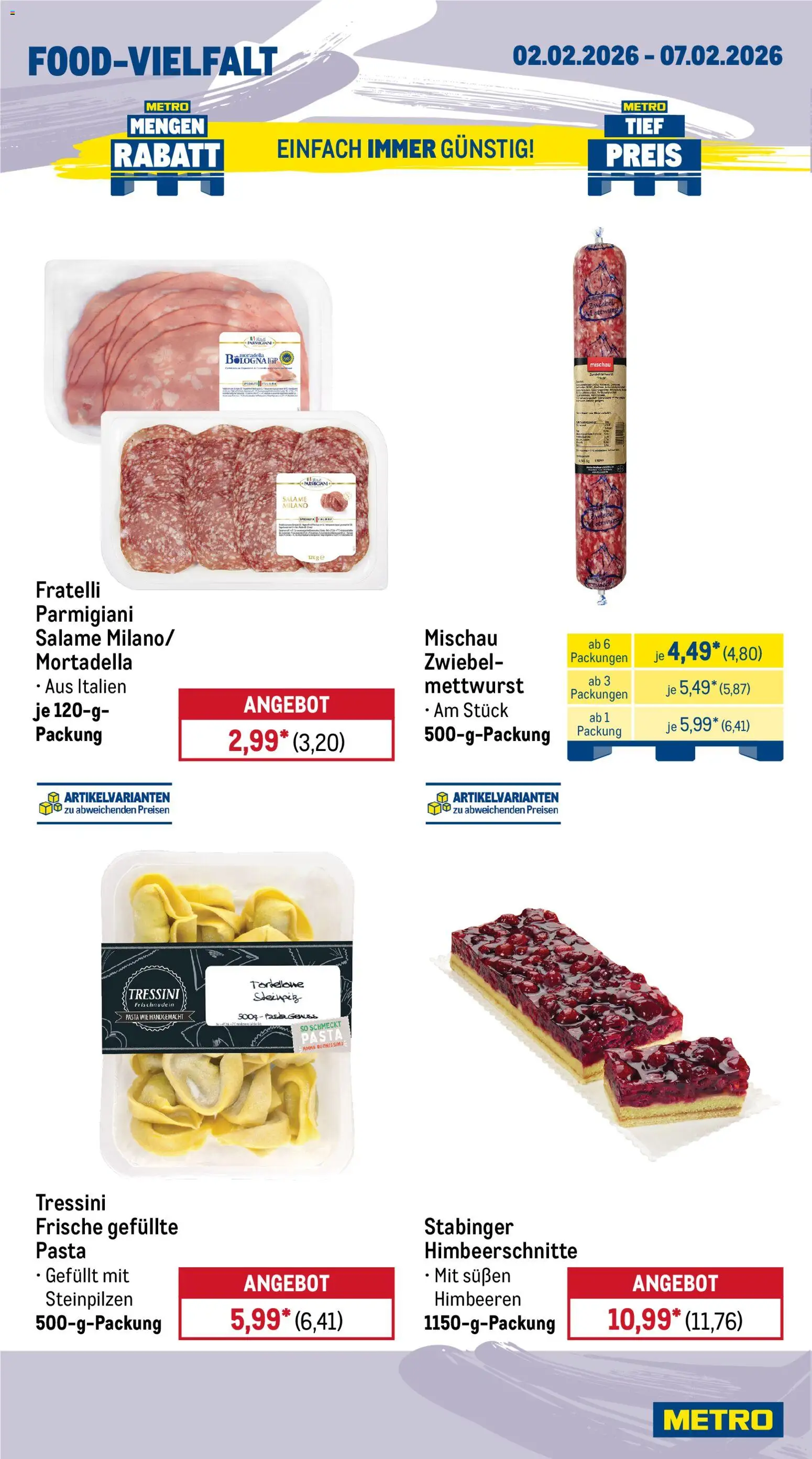 Metro Prospekt 	 – gültig ab 02.02.2026 | Seite: 10 | Produkte: Himbeeren, Pasta