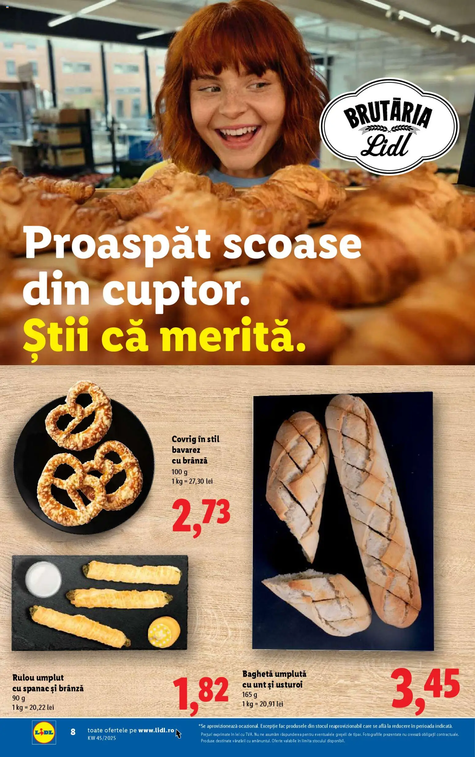 Noul catalog Lidl – valabil de la 03.11.2025 | Pagină: 8 | Produse: Unt, Brânză, Usturoi