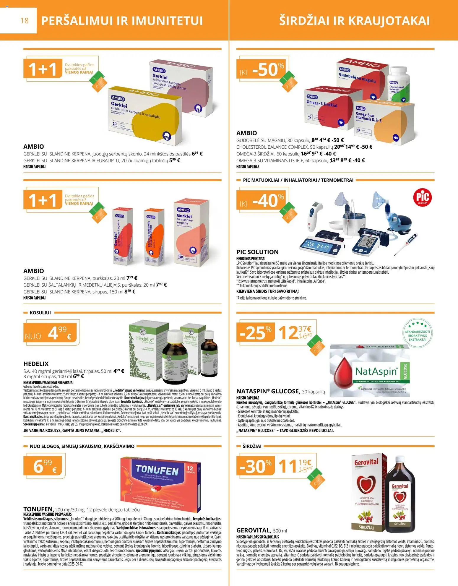 Gintarinė akcijos nuo 01.11.2025 | Puslapis: 18 | Prekių: Arbata