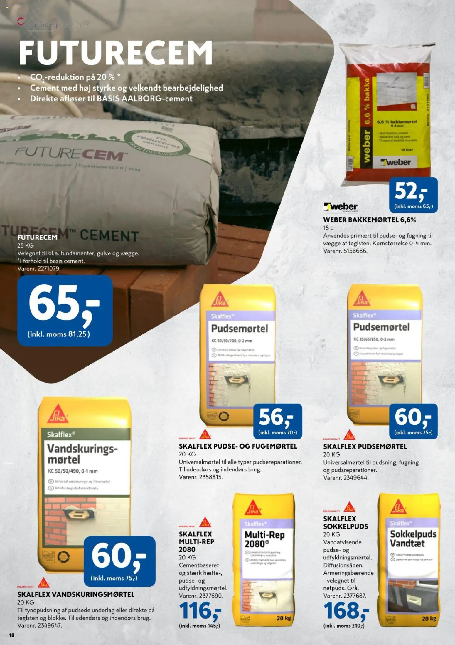 Davidsen tilbudsavis – gyldig fra 07.04.2026 | Side: 18 | Produkter: Mørtel