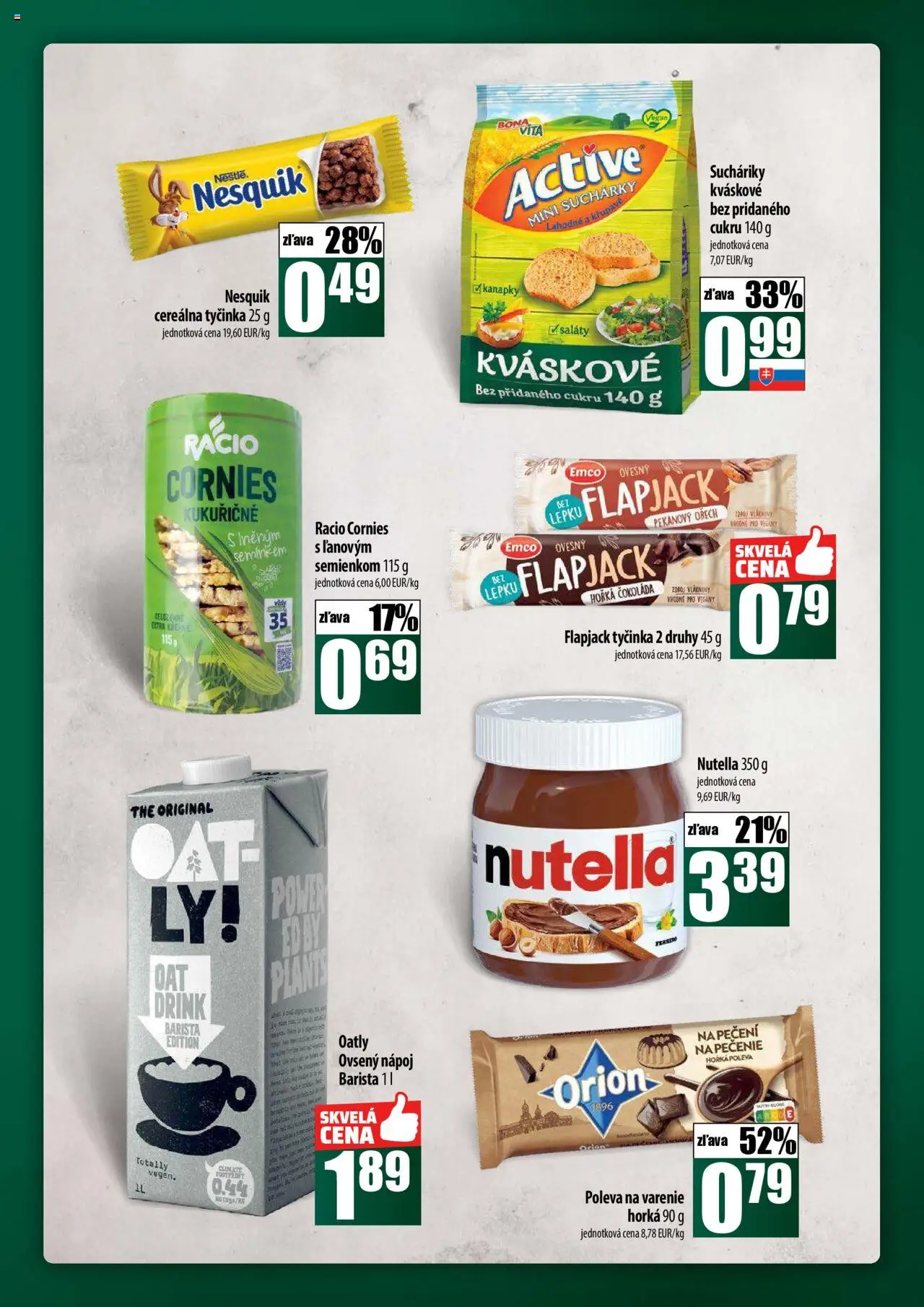 Nové COOP Jednota akcie – leták je platný od 16.10.2025 | Strana: 35 | Produkty: Barista, Čokoláda, Nesquik, Nutella