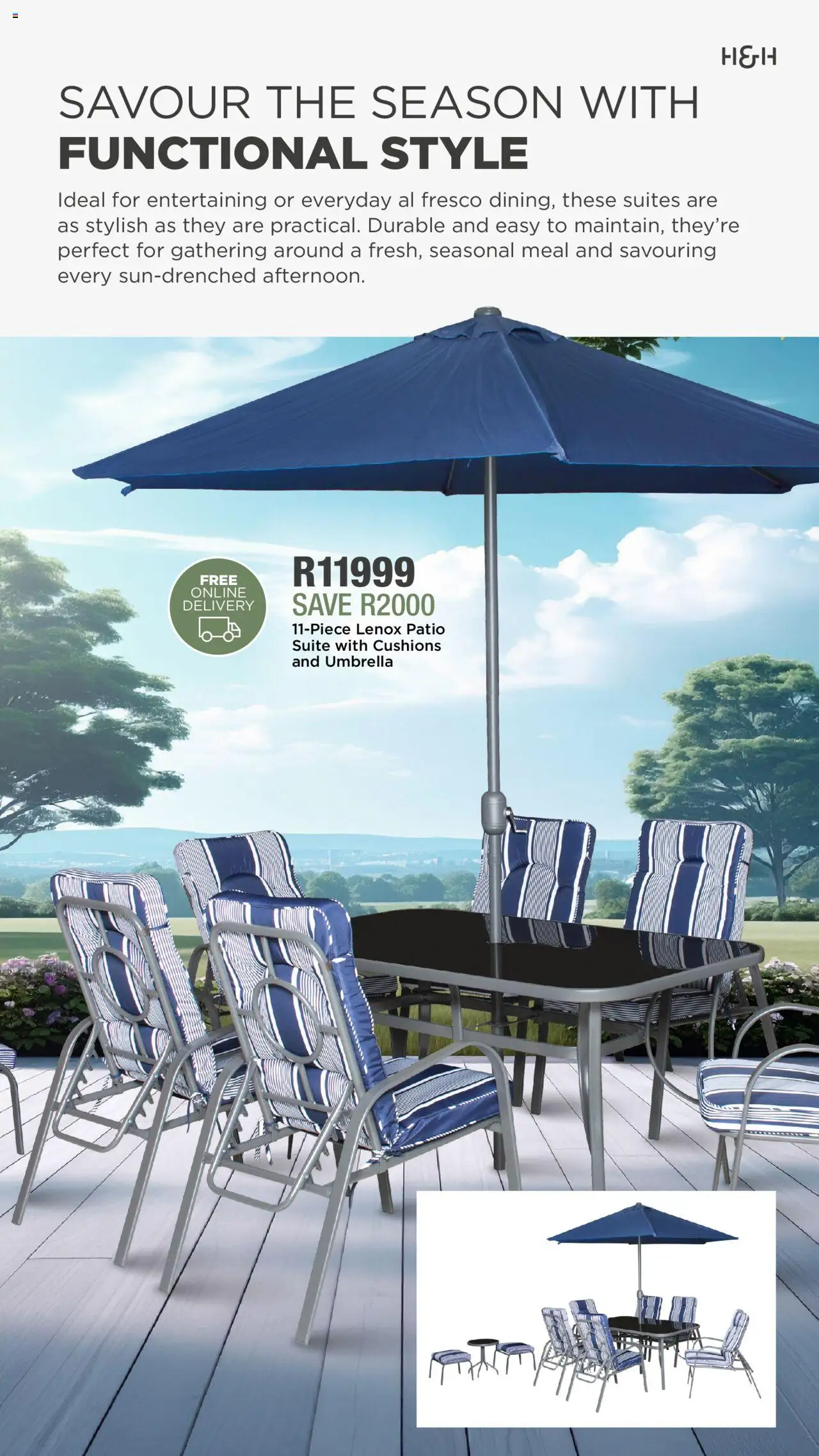 House and Home - Patio Catalogue │ valid from 11.08.2025 | Page: 2 | Products: Umbrella