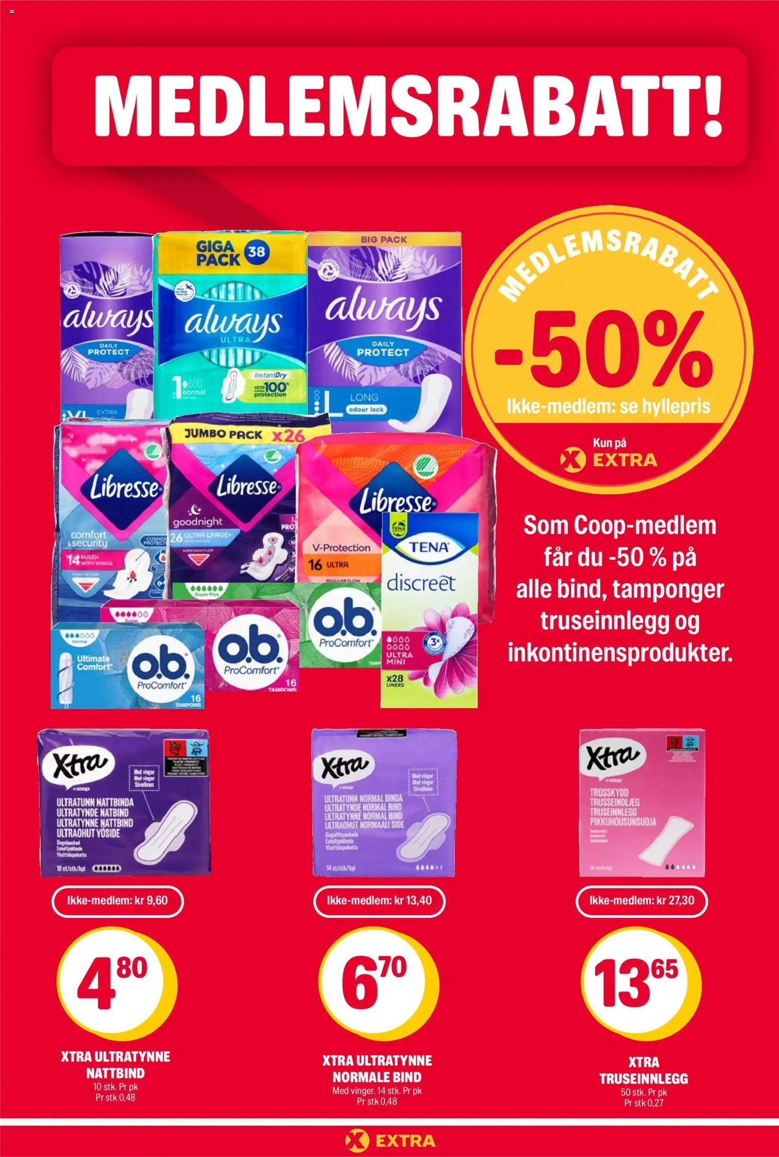 {H1} | Side: 28 | Produkter: Bind, Truseinnlegg, Pantalon en cuir