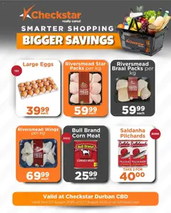 Check Star Specials │ valid from 07.08.2025 | Page: 17 | Products: Corn, Corned meat, Eggs, Tomato sauce