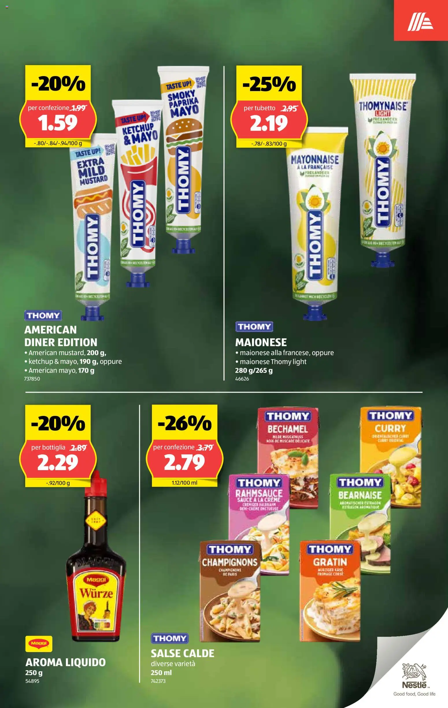 Aldi Aktionen IT – gültig ab 08.01.2026 | Seite: 10 | Produkte: Champignons, Ketchup, Mayonnaise, Creme