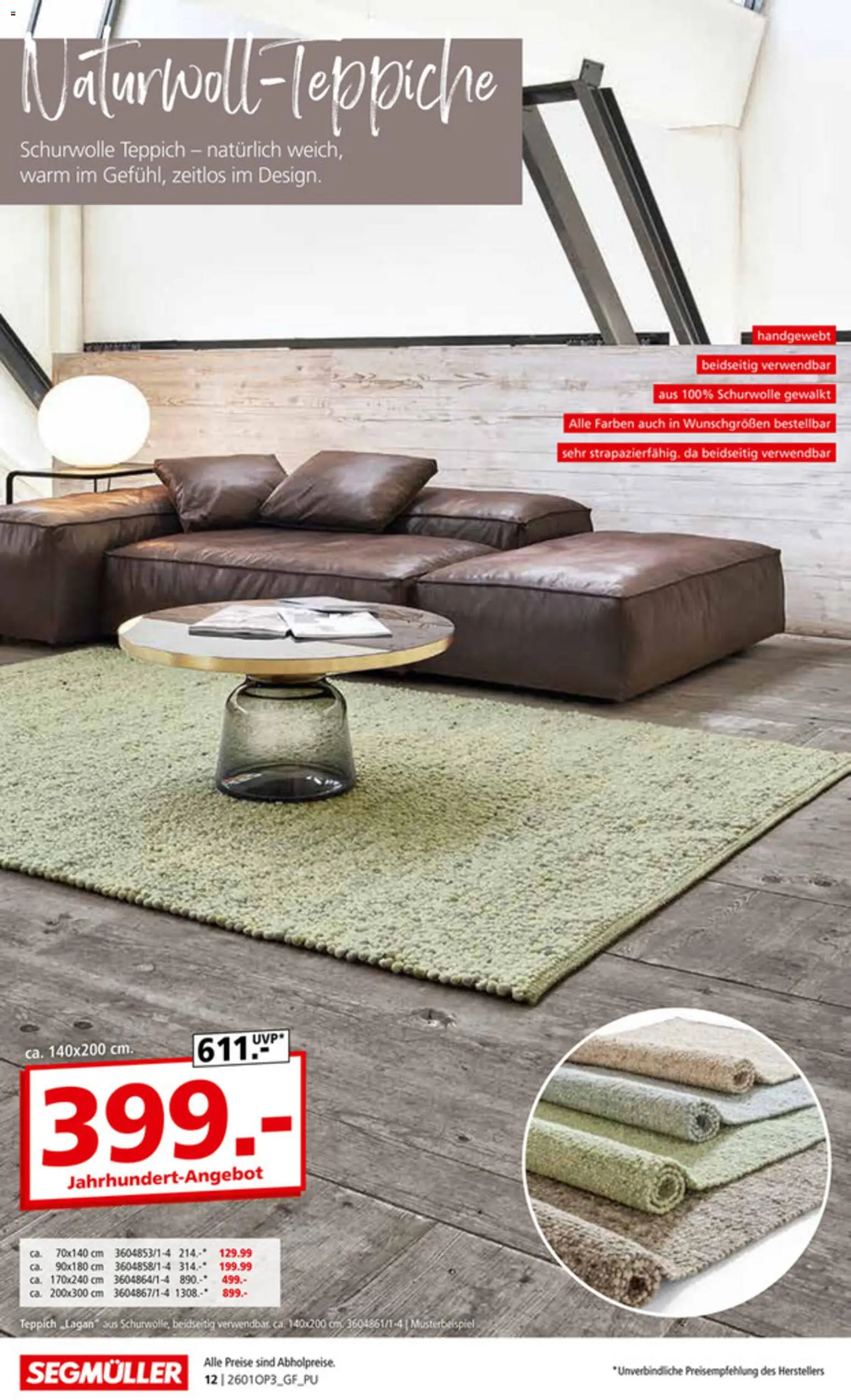 Segmüller Teppich Spezial  – gültig ab 29.12.2025 | Seite: 18 | Produkte: Teppich