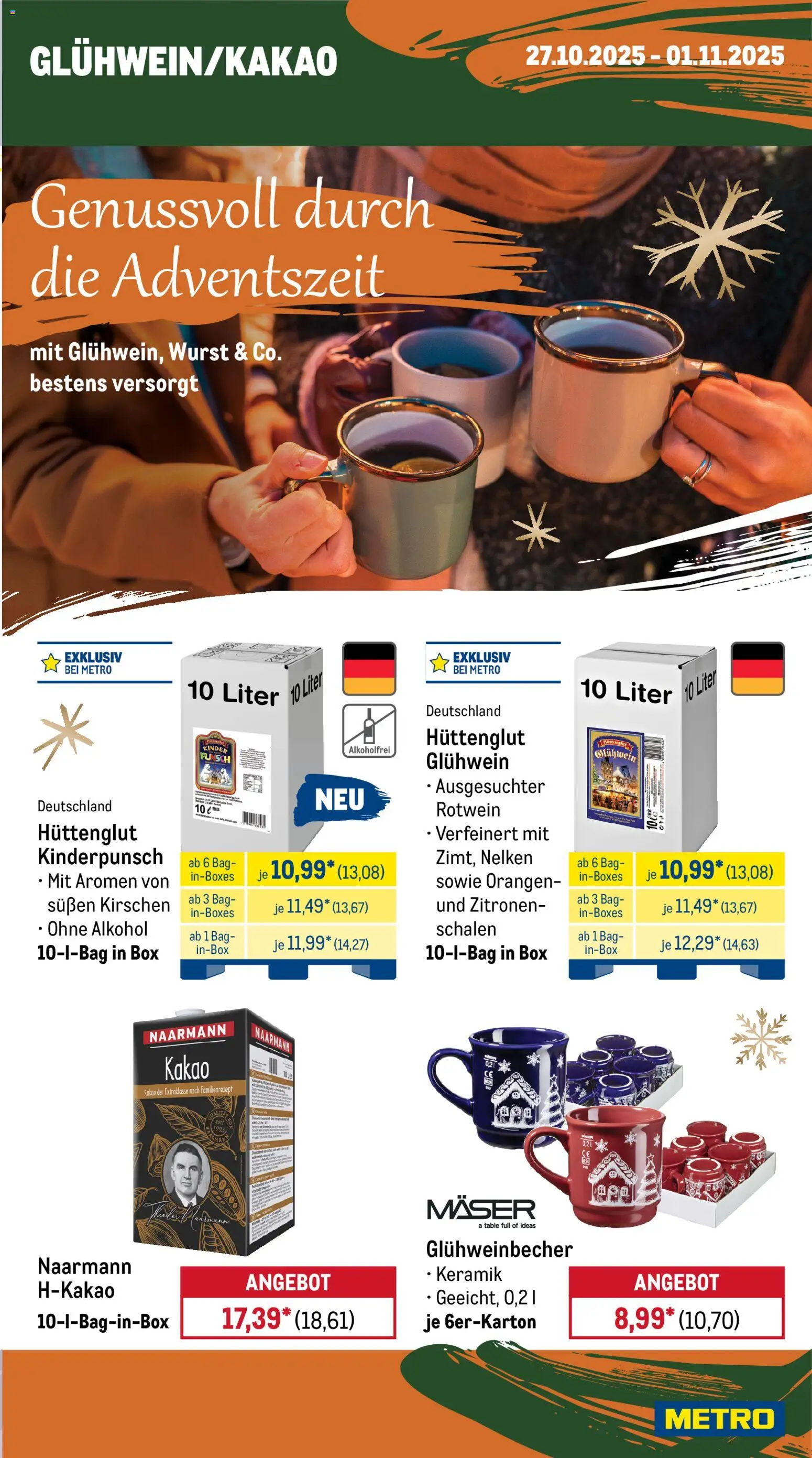 Metro Prospekt 	 – gültig ab 27.10.2025 | Seite: 11 | Produkte: Box, Kirschen, Wurst, Zitronen