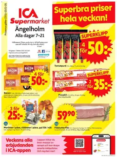 ICA Supermarket - Ängelholm - Förhandsvisning av reklamblad från butik ICA Supermarket aktuell från 17.11.2025