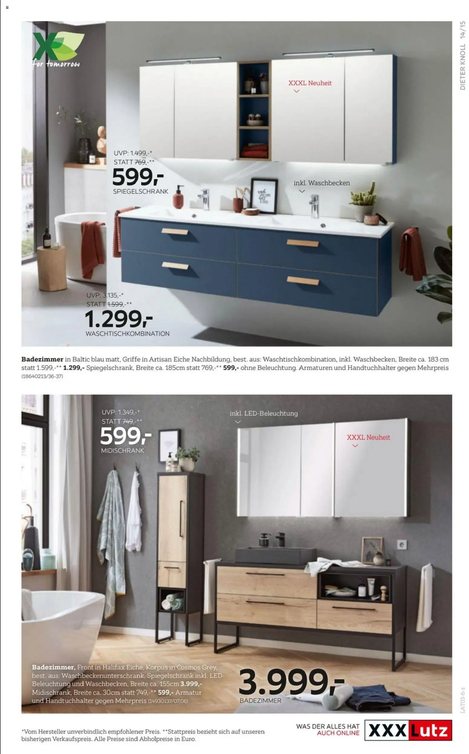XXXLutz Marken-Neuheiten gültig ab 24.02.2026 | Seite: 15 | Produkte: Waschbecken