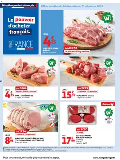 Auchan - Prévisualisation de Auchan prospectus valide à partir de 26.12.2025 | Page: 30 | Produits: Viande, Porc