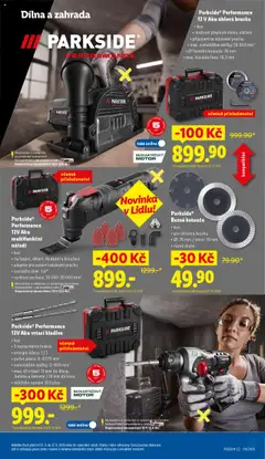Parkside® Performance 12 V Aku úhlová bruska, kus, možnost přepnutí směru otáčení, připojení na odsávání prachu, max. volnoběžné otáčky: 20 000 min¹, Ø řezného kotouče: 76 mm, max. hloubka řezu: 16,3 mm od 22.09.2025 | Strana: 39