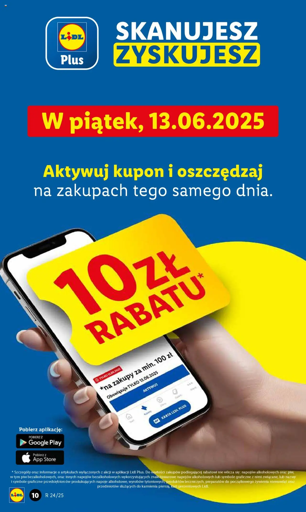 Lidl Gazetka od 12.06.2025 | Strona: 10 | Produkty: Karta, Napoje