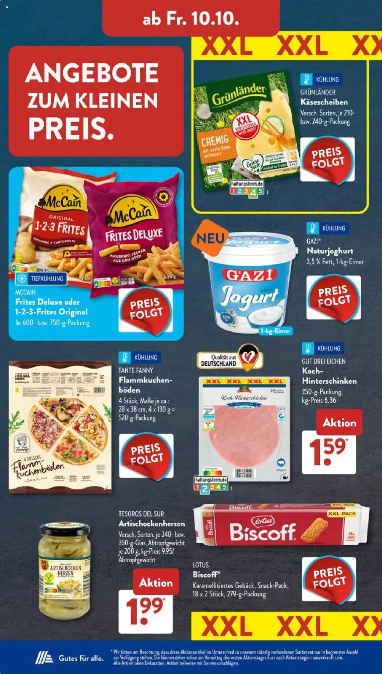 Aldi Süd Prospekt 	 – gültig ab 06.10.2025 | Seite: 14 | Produkte: Ofen, McCain, Grunlander