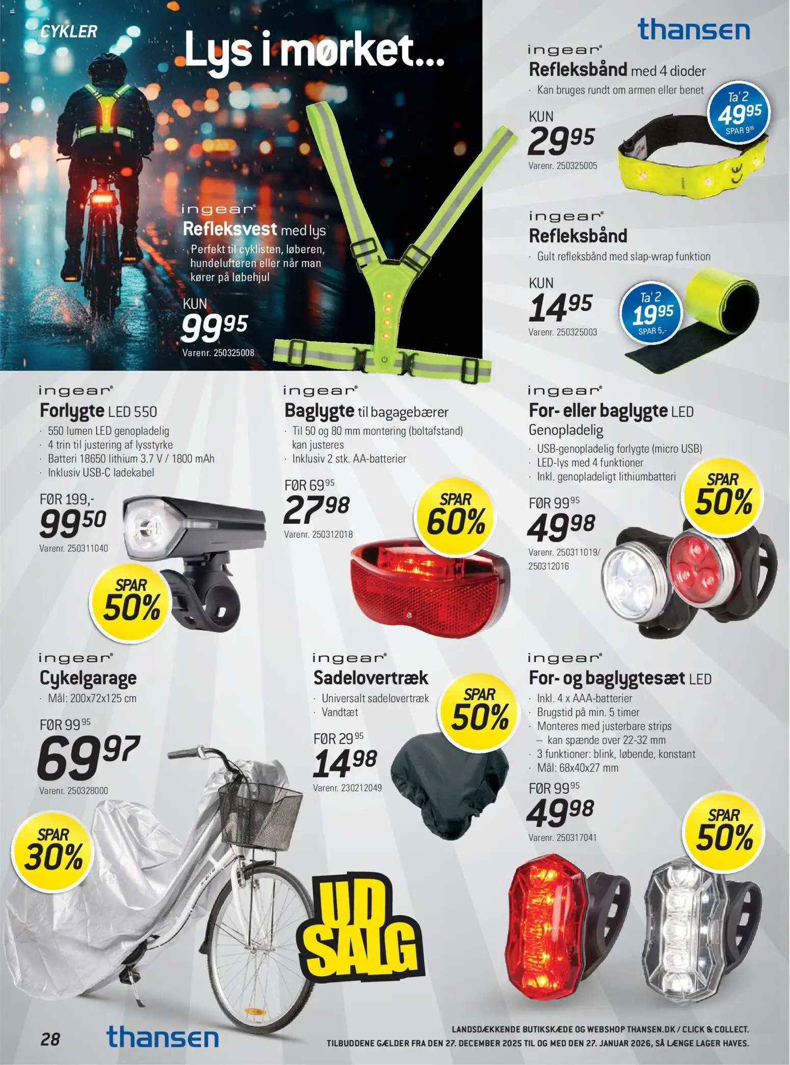 Thansen tilbudsavis – gyldig fra 27.12.2025 | Side: 28 | Produkter: USB, Batteri