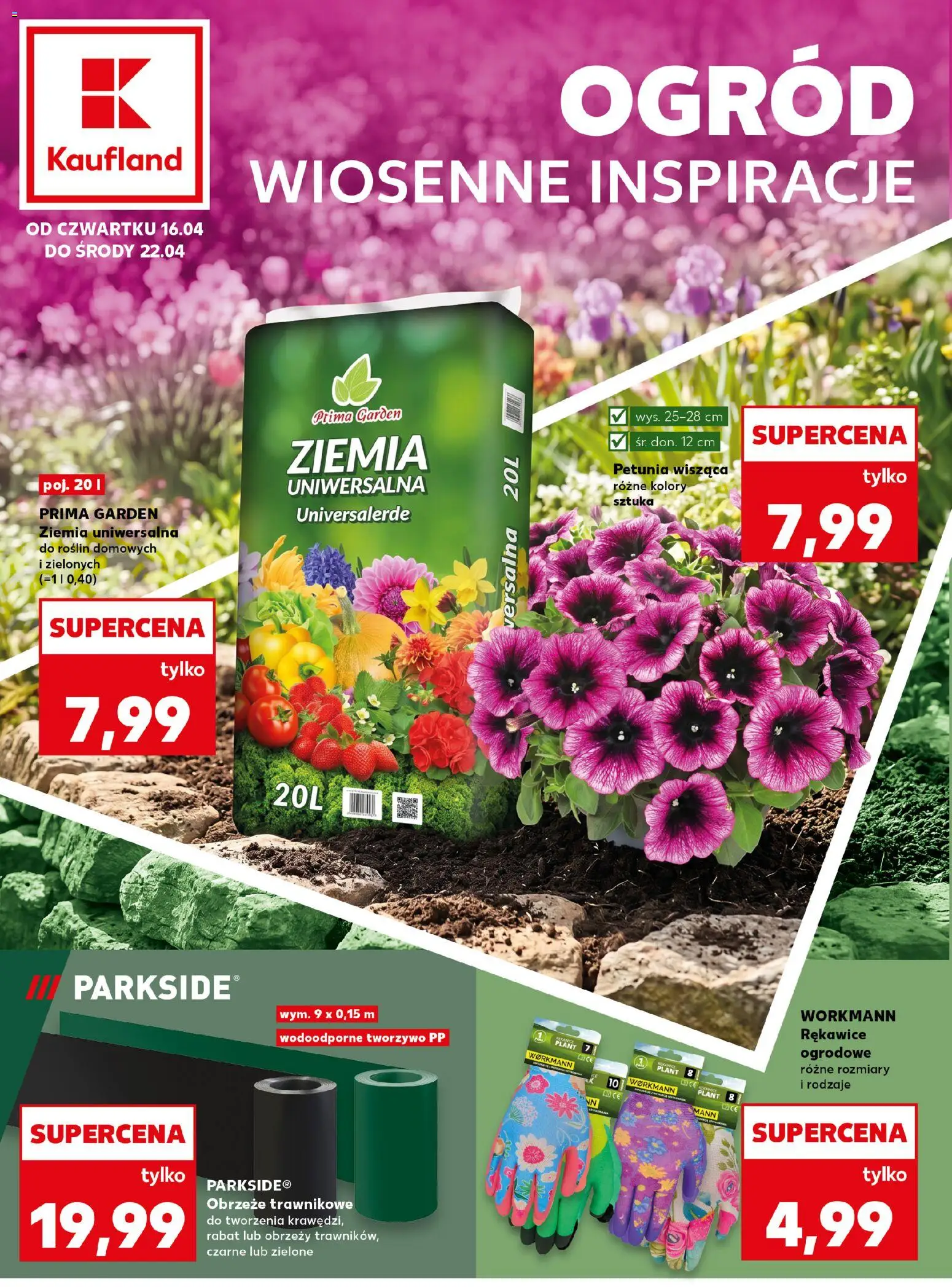 Kaufland Polsko leták - Wiosenne inspiracje od 16.04.2026 | Strana: 1
