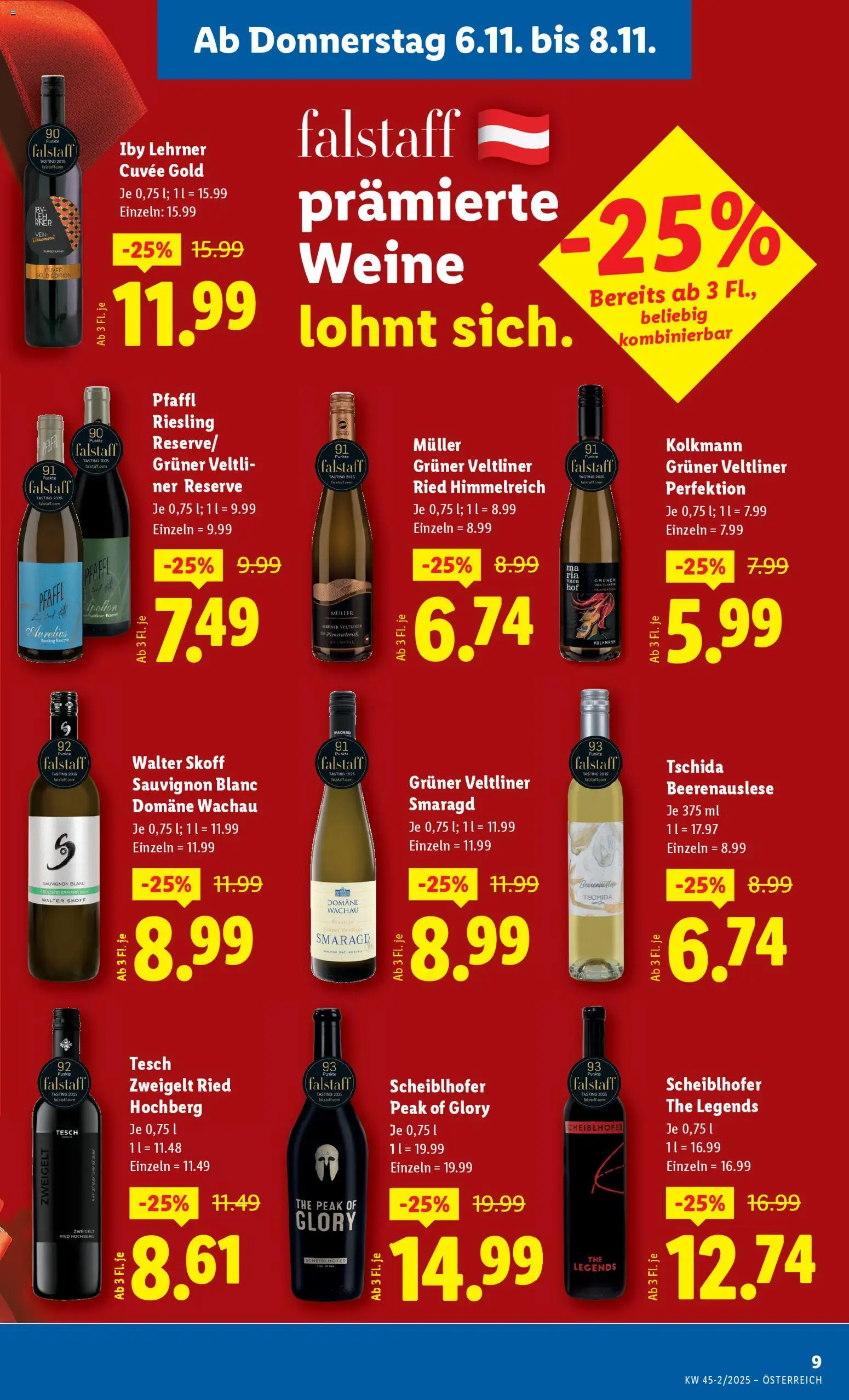 Lidl Flugblatt - Eisenstadt, Ebenfurth, Mattersburg gültig ab 06.11.2025 | Seite: 9