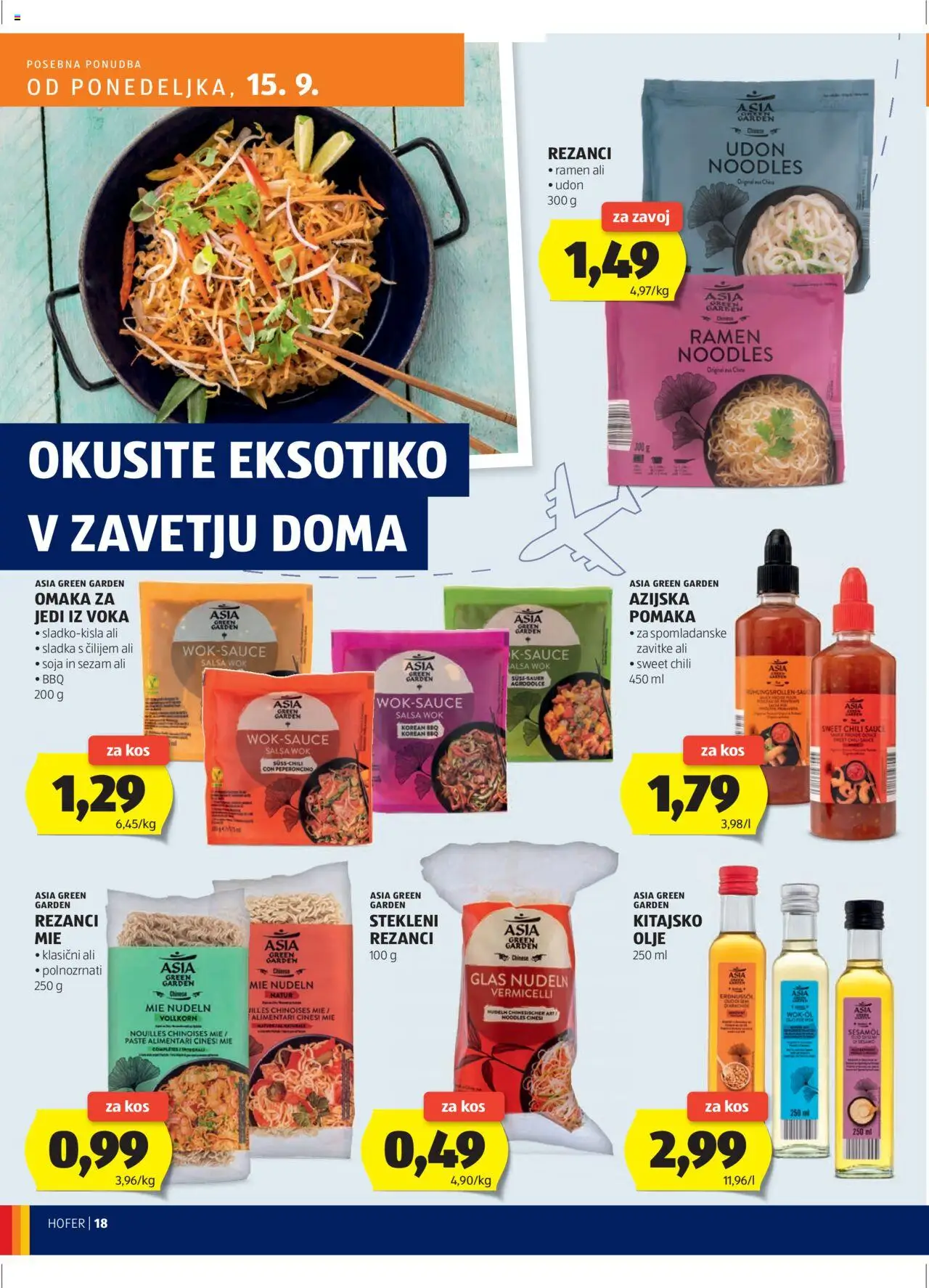 Hofer SI katalog | vrijedi od 11.09.2025 | Stranica: 18 | Proizvodi: Rezanci