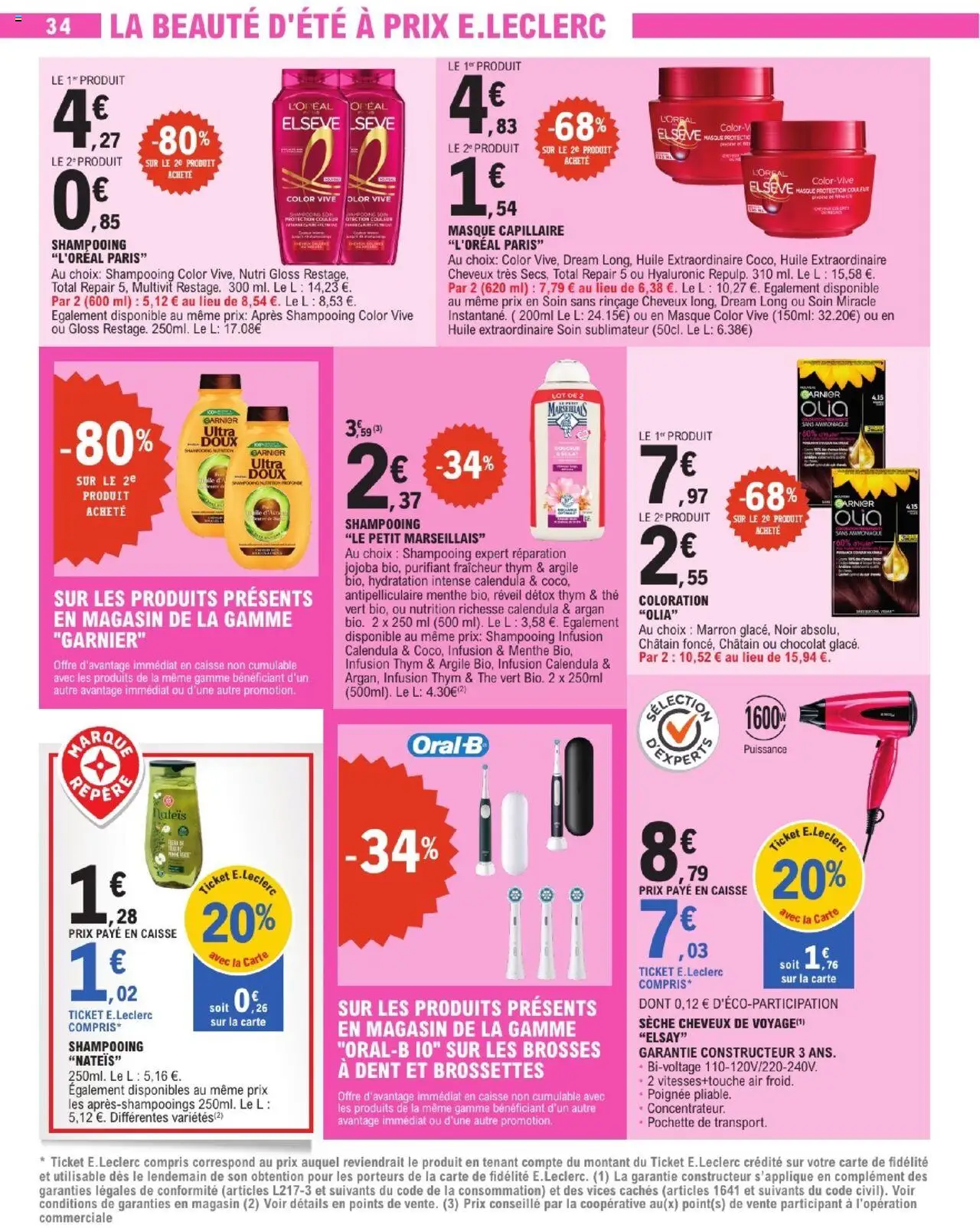  | Page: 34 | Produits: Menthe, Shampooing, Masque capillaire, Masque