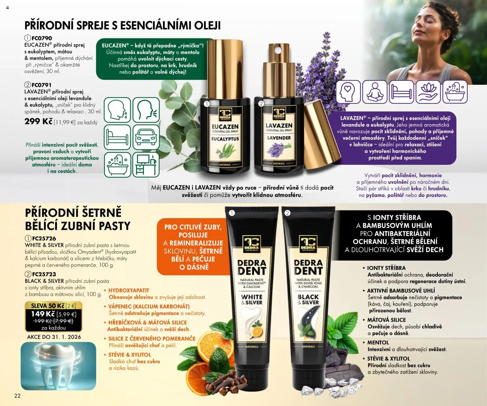 Nové Dedra akcie – leták je platný od 01.01.2026 | Strana: 22