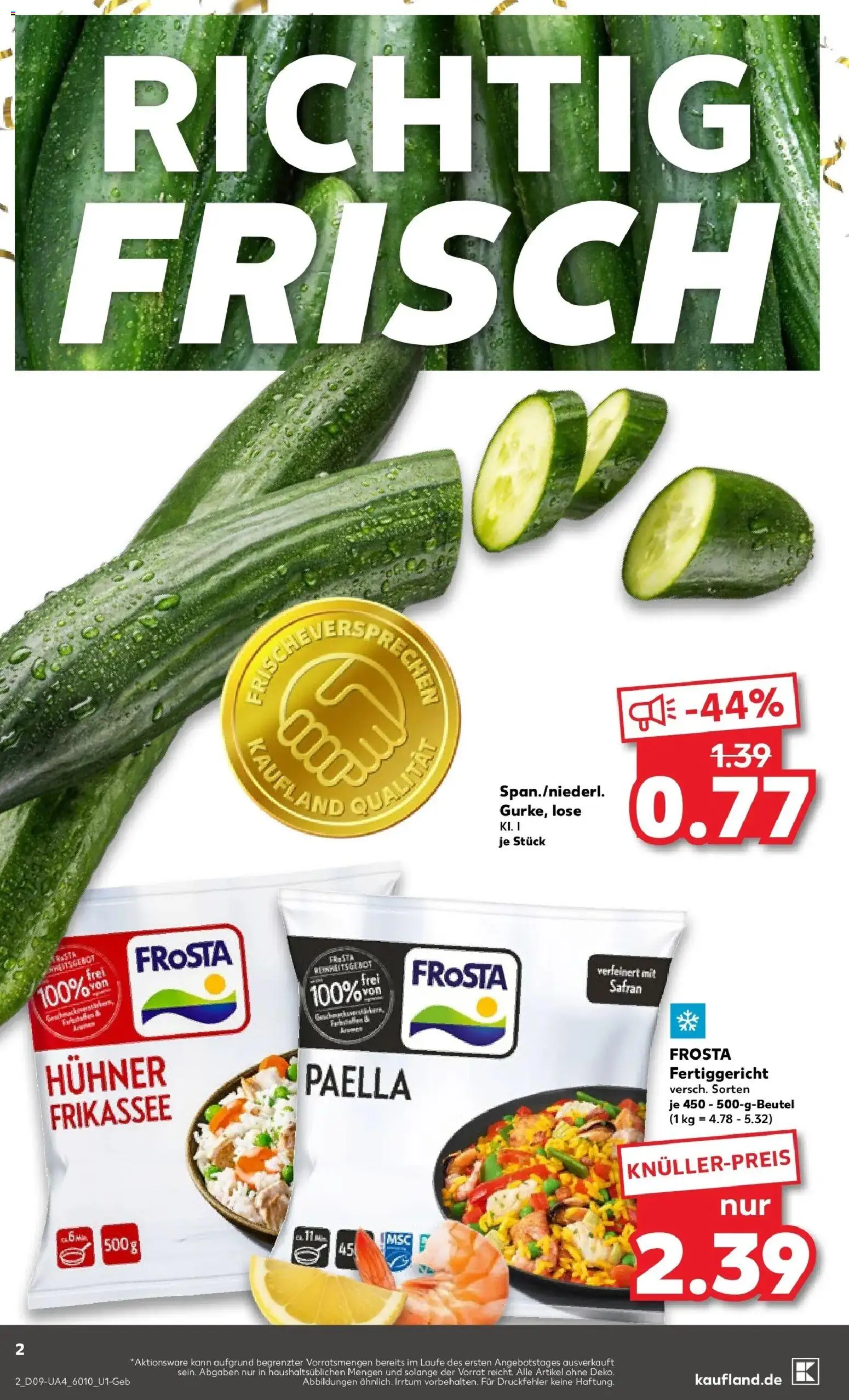 Kaufland prospekt Neusäß	 – gültig ab 26.02.2026 | Seite: 2 | Produkte: Frosta