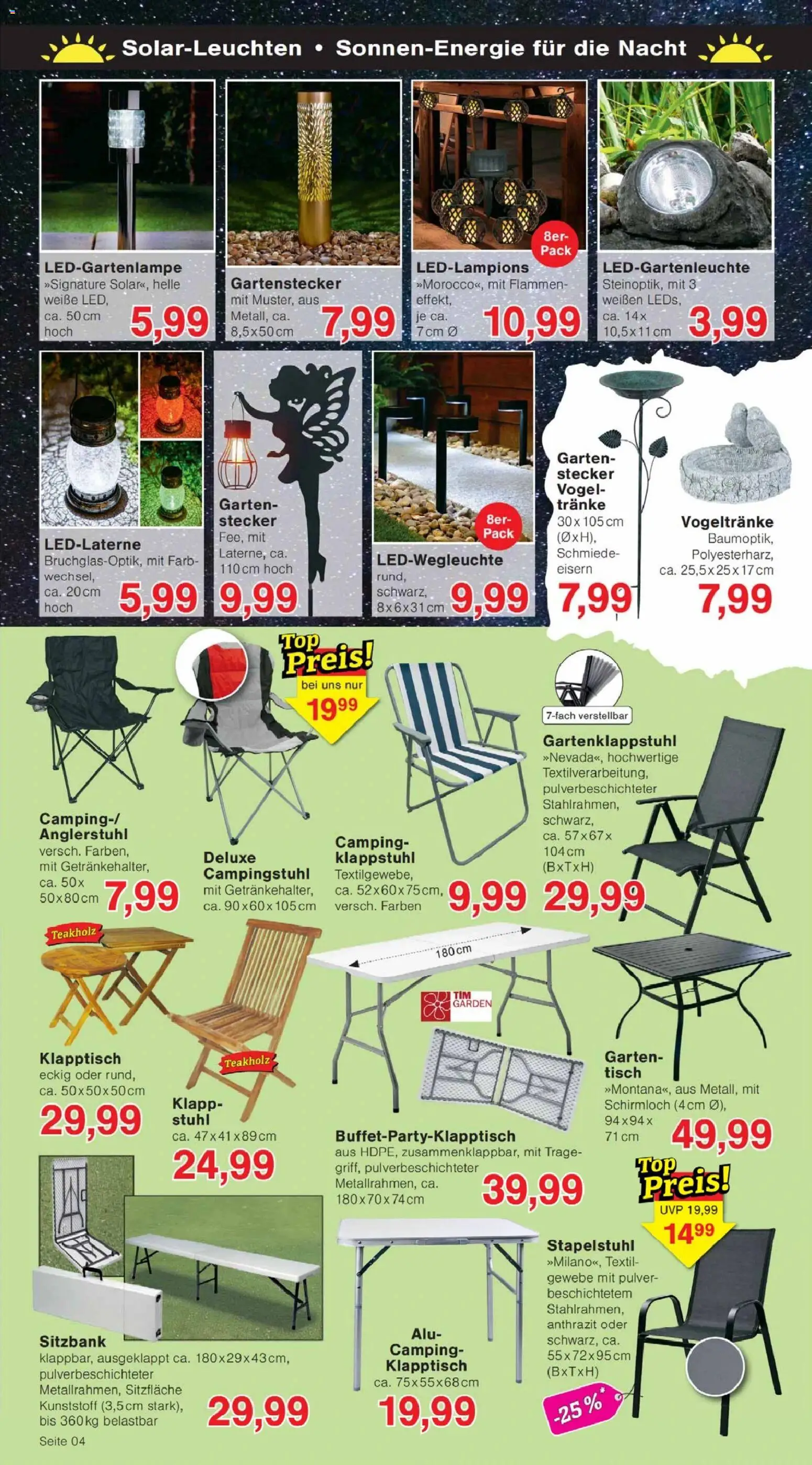 Jawoll Prospekt – gültig ab 27.04.2026 | Seite: 4 | Produkte: Sitzbank, Tisch, Stuhl