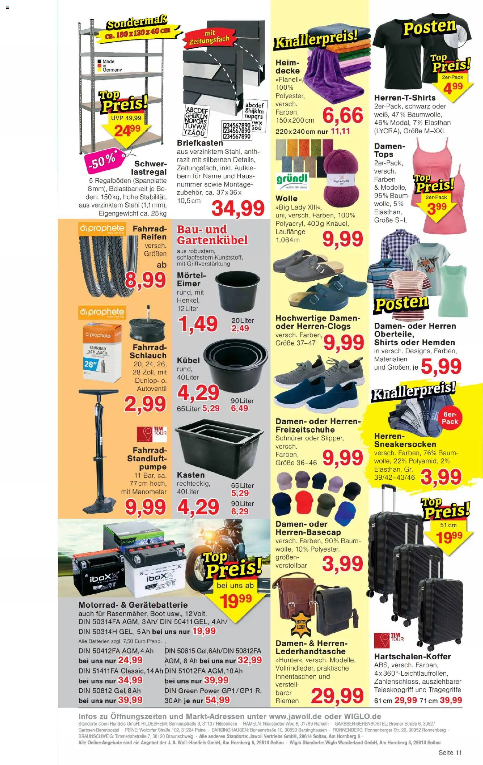 Wiglo Wunderland Prospekt – gültig ab 07.04.2026 | Seite: 15 | Produkte: Manometer, Decke, Batterien