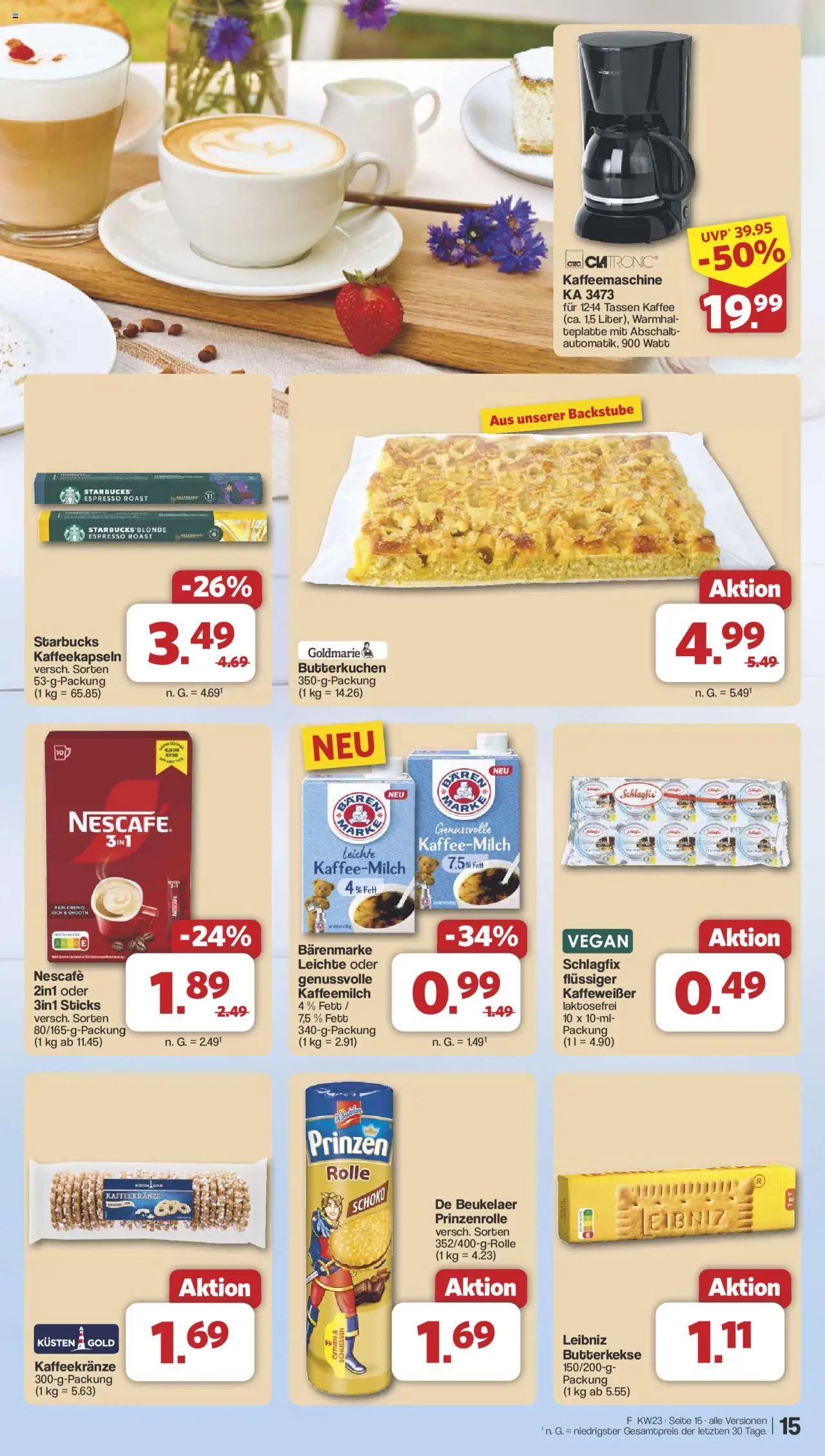 Famila Nordwest Prospekt 	 - gültig ab dem 02.06.2025 | Seite: 18 | Produkte: Kaffeemaschine, Nescafe, Butter, Kaffee