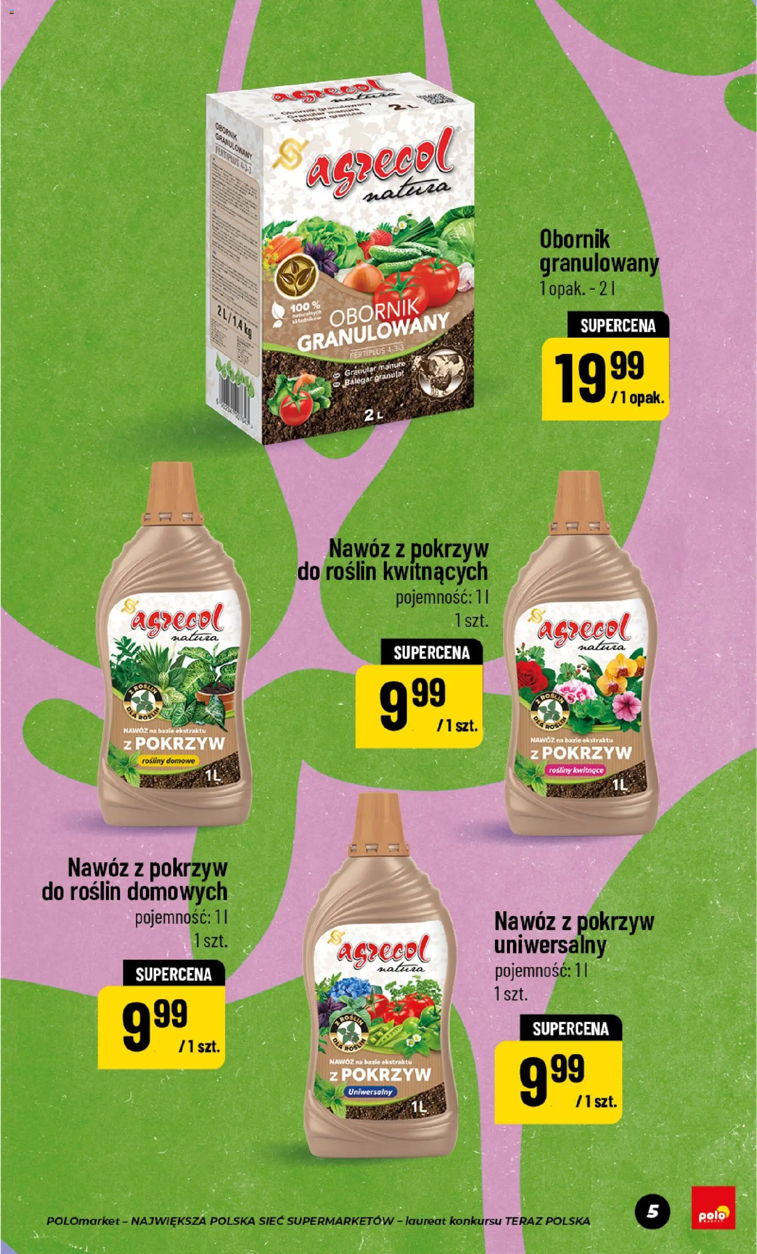 POLOmarket gazetka - Wiosna od 17.04.2026 | Strona: 5 | Produkty: Rosliny