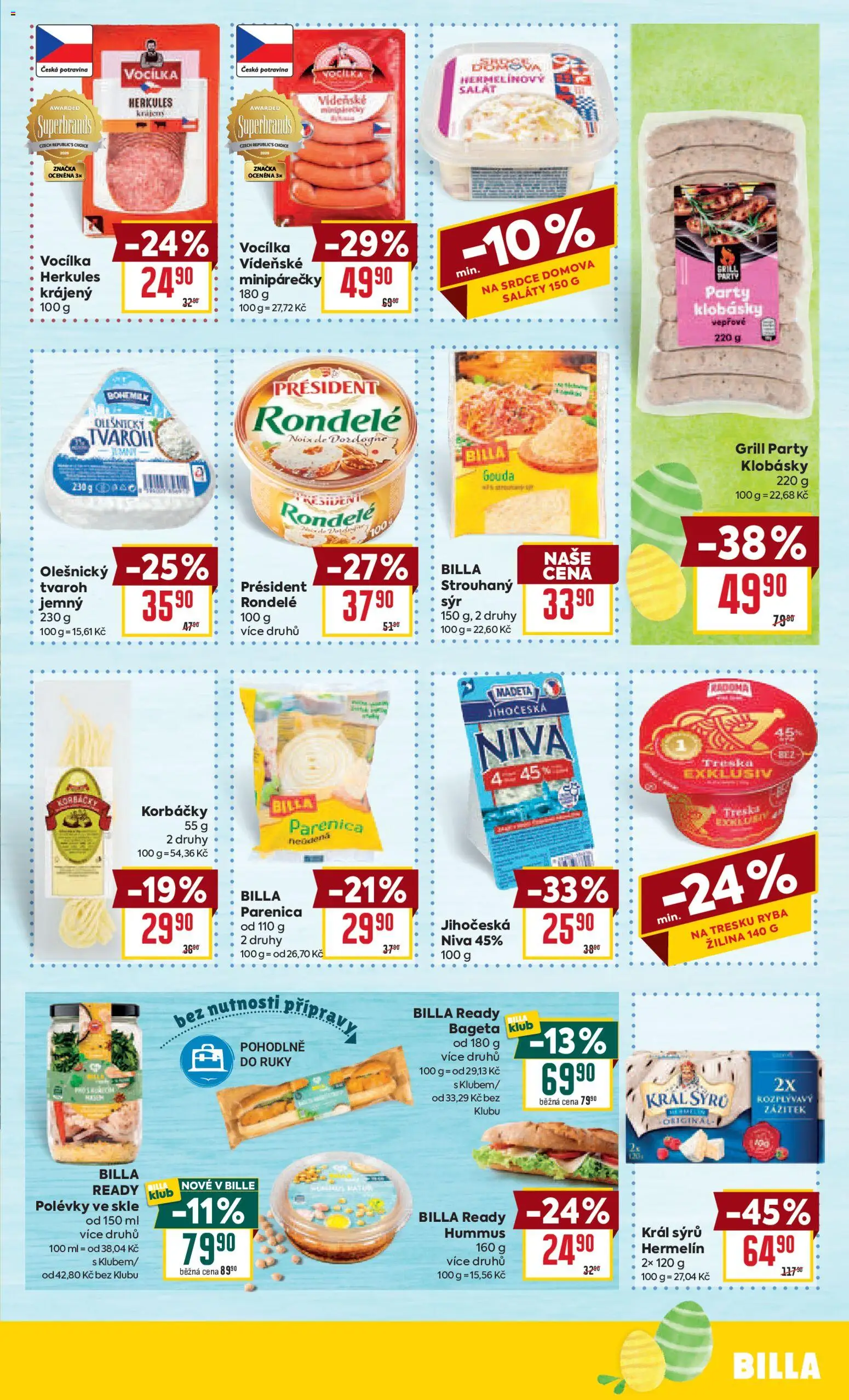 Billa Velký leták od 11.03.2026 | Strana: 15 | Produkty: Parenica, Gouda, Sýr, Hermelín