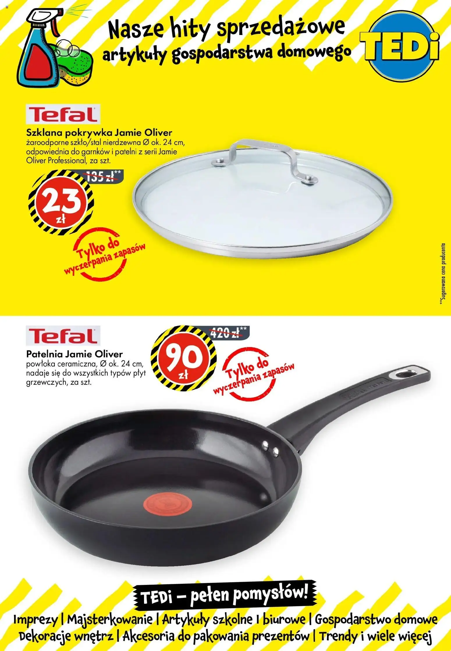 TEDi Gazetka - Namysłów  od 12.11.2025 | Strona: 6 | Produkty: Patelnia, Artykuły szkolne, Tefal