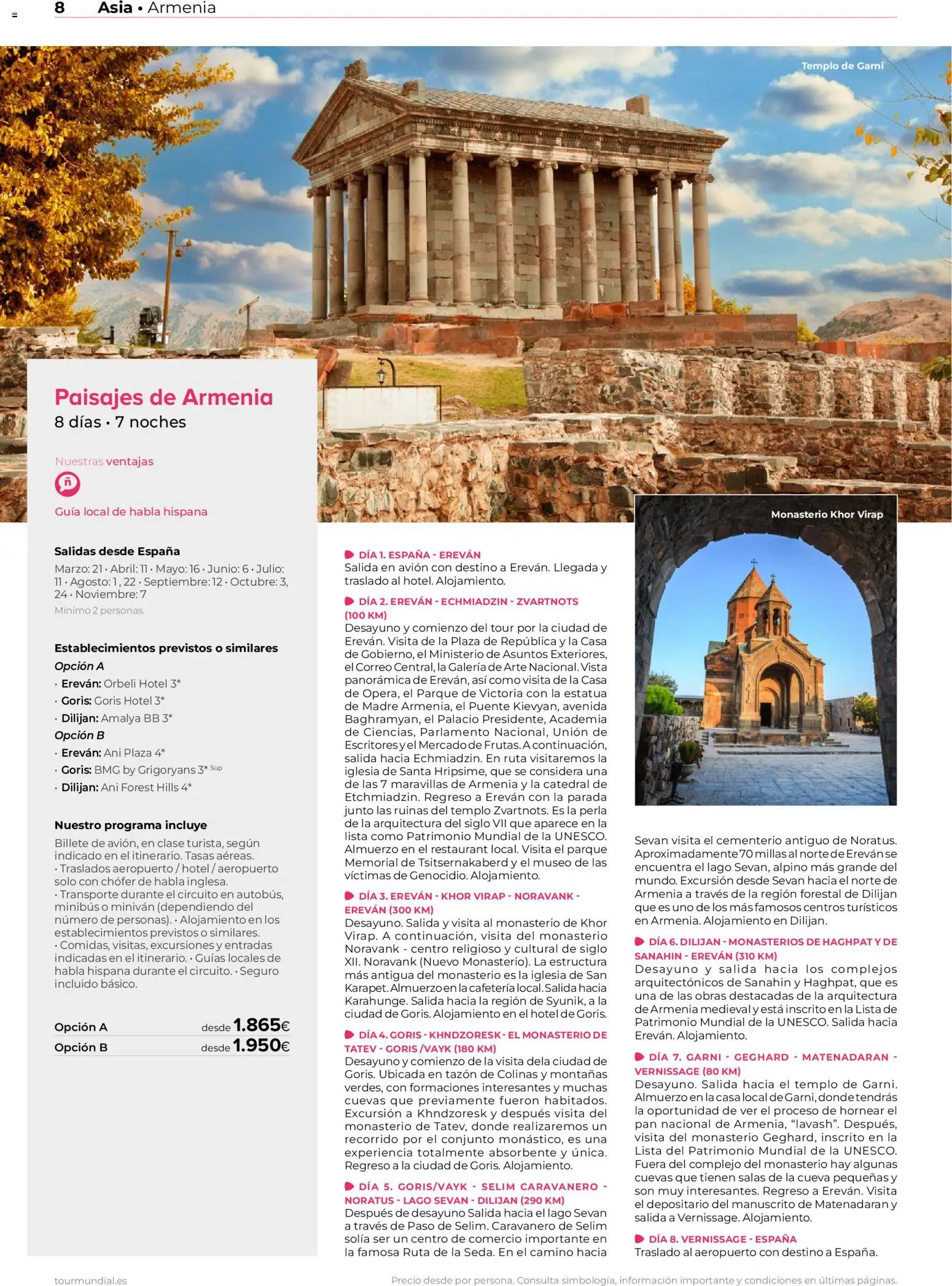 Viajes El Corte Inglés Asia y Oceanía │ válido desde el 01.01.2026 | Página: 8 | Productos: Pan