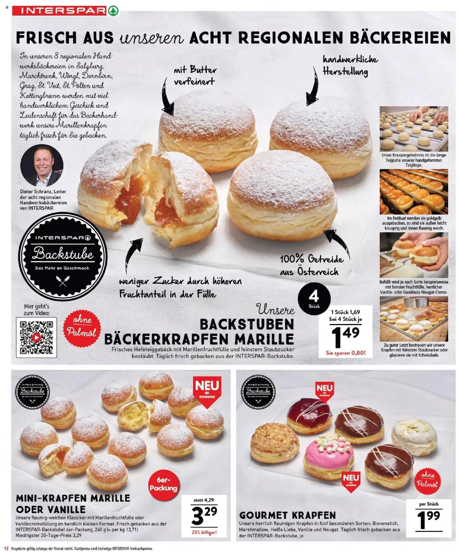 Interspar Flugblatt - Burgenland gültig ab 06.11.2025 | Seite: 13 | Produkte: Getreide, Zucker, Video, Butter