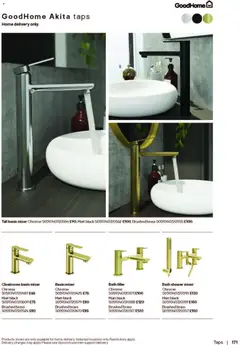 Preview of B&Q - Bathrooms valid from 16.12.2025 | Page: 171 | Products: Bath, Shower, Mixer