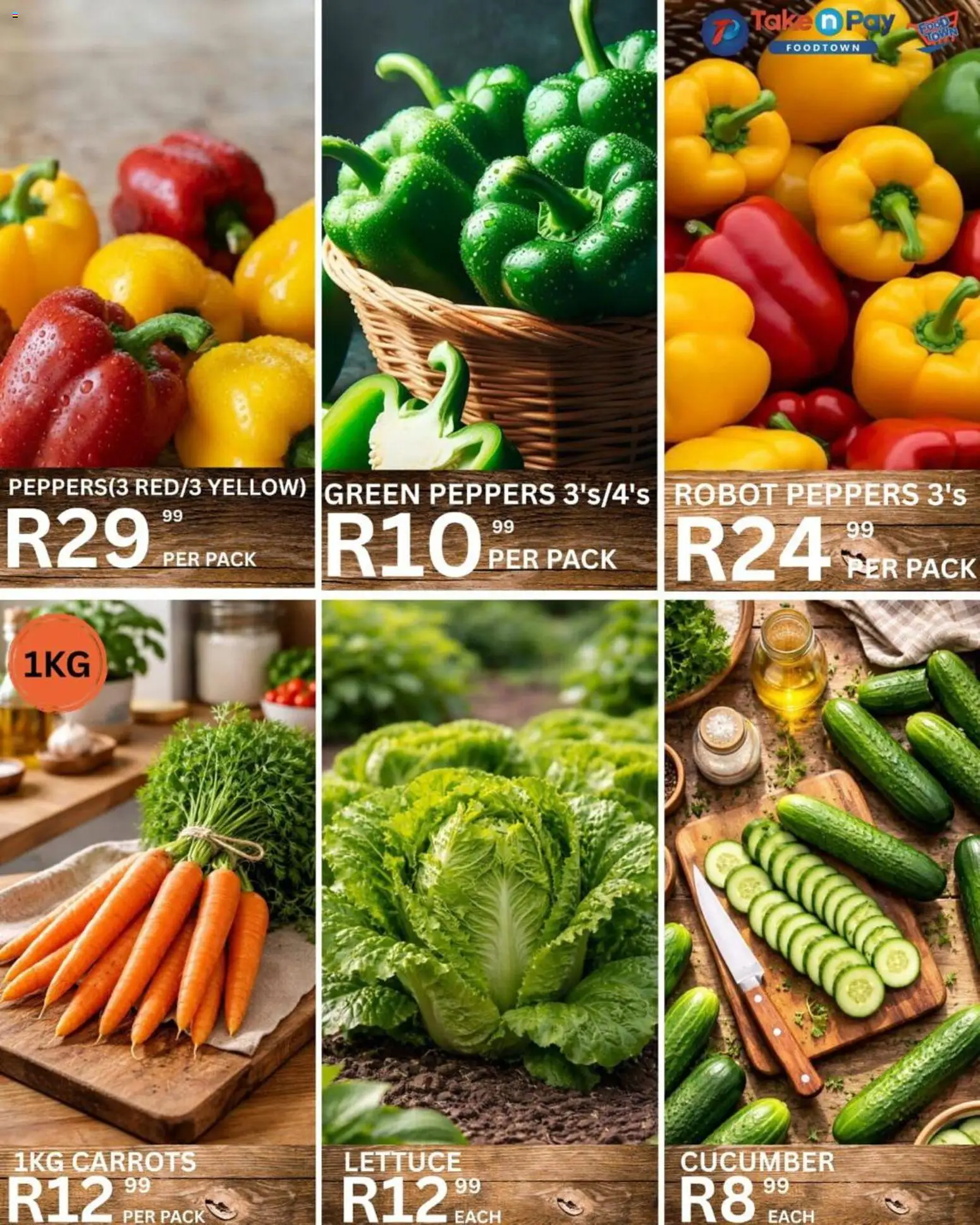 New Take n Pay catalogue – valid from 28.04.2026 | Page: 8 | Products: Carrots, Lettuce