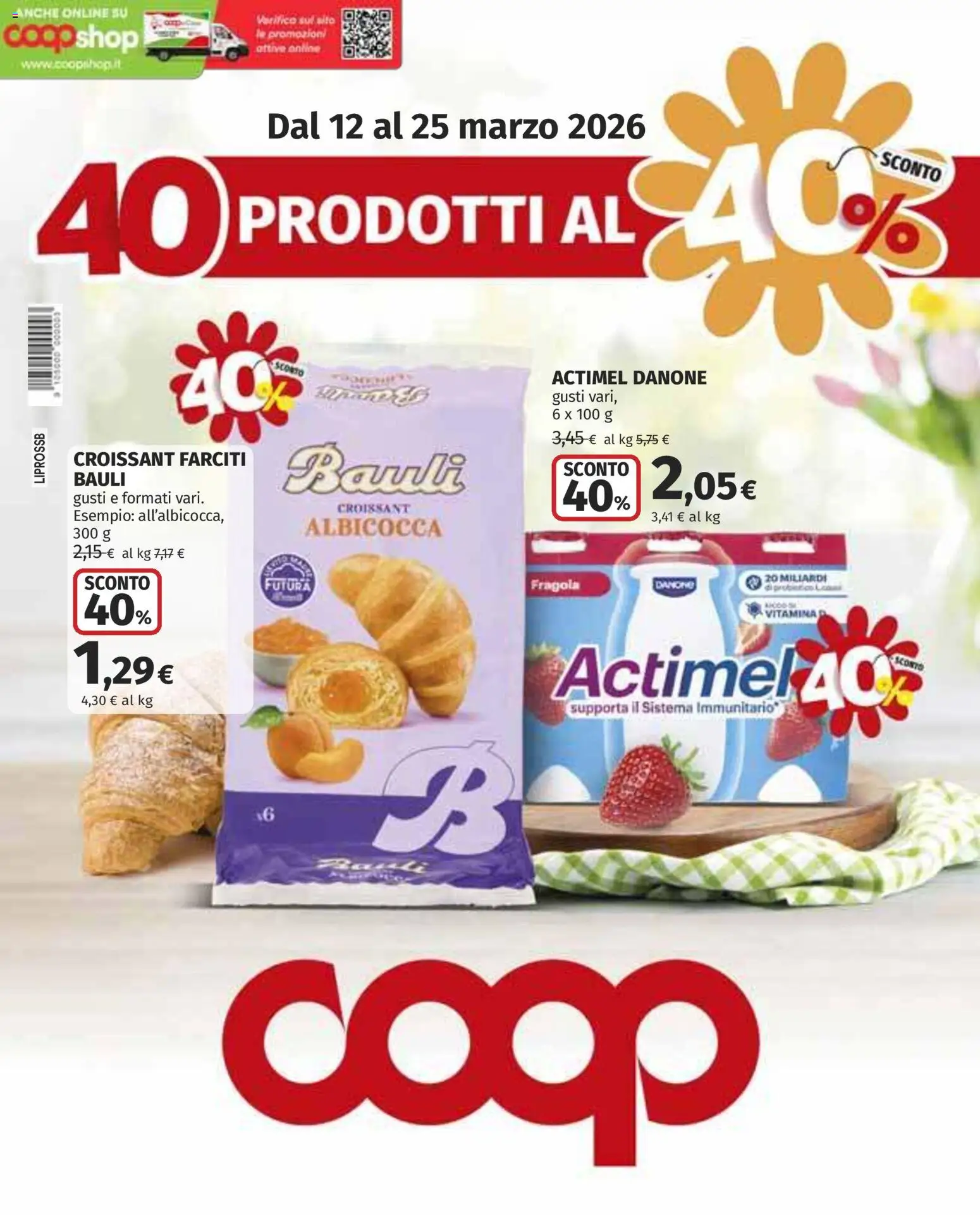 Volantino COOP del 12.03.2026 | Pagina: 1 | Prodotti: Croissant