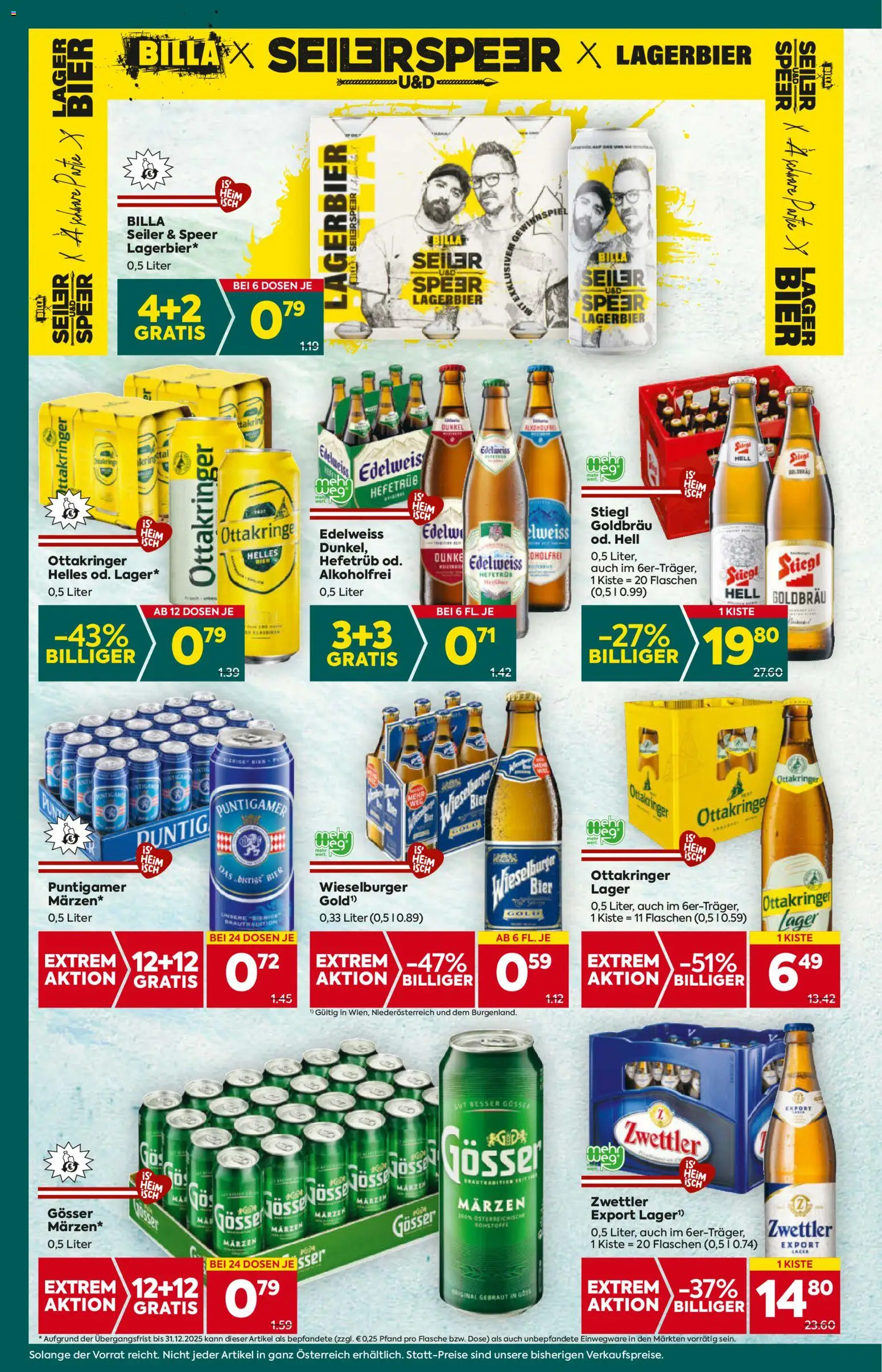 Billa Plus Flugblatt - Niederösterreich gültig ab 06.11.2025 | Seite: 14 | Produkte: Bier
